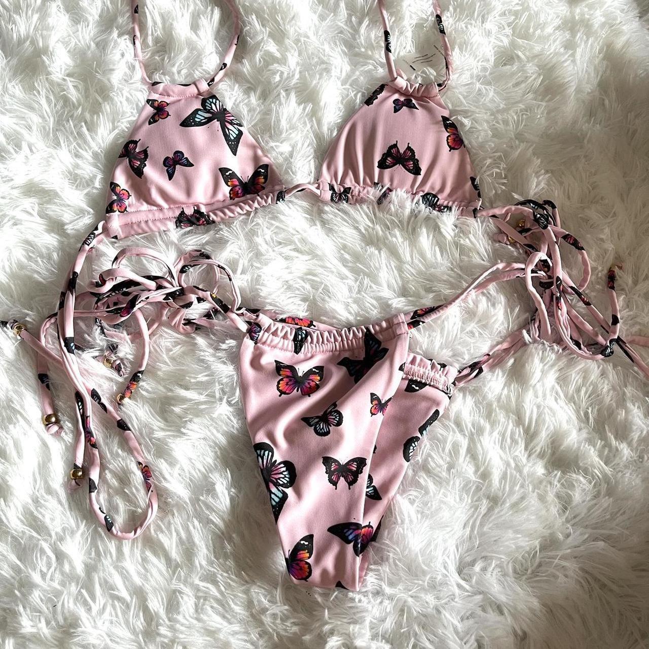 Fashion Nova Men's Pink Bikinisandtankinisets Depop