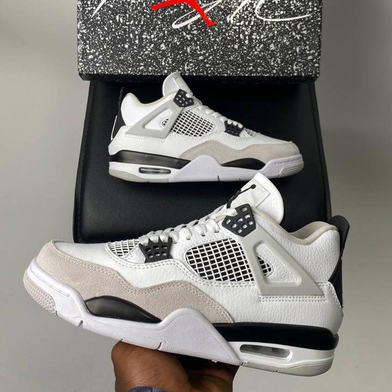 Jordan 4 Military black Nuove con scatola - Depop