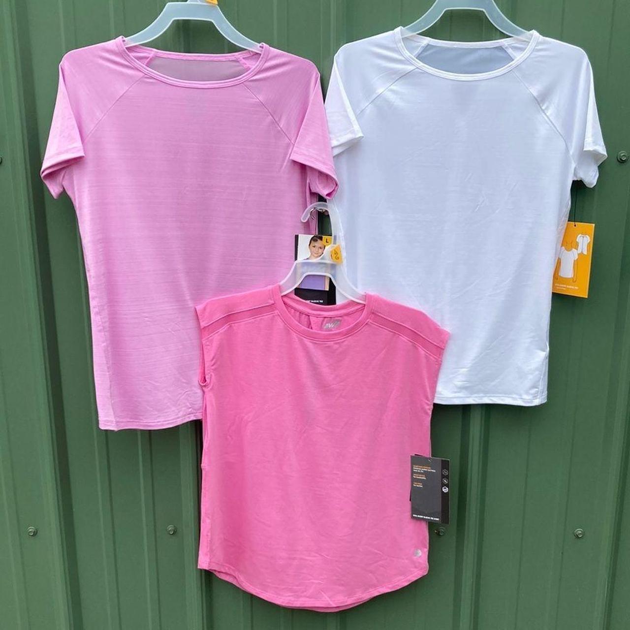 3 Girls Avia T-Shirts Size L 10/12 This listing is - Depop