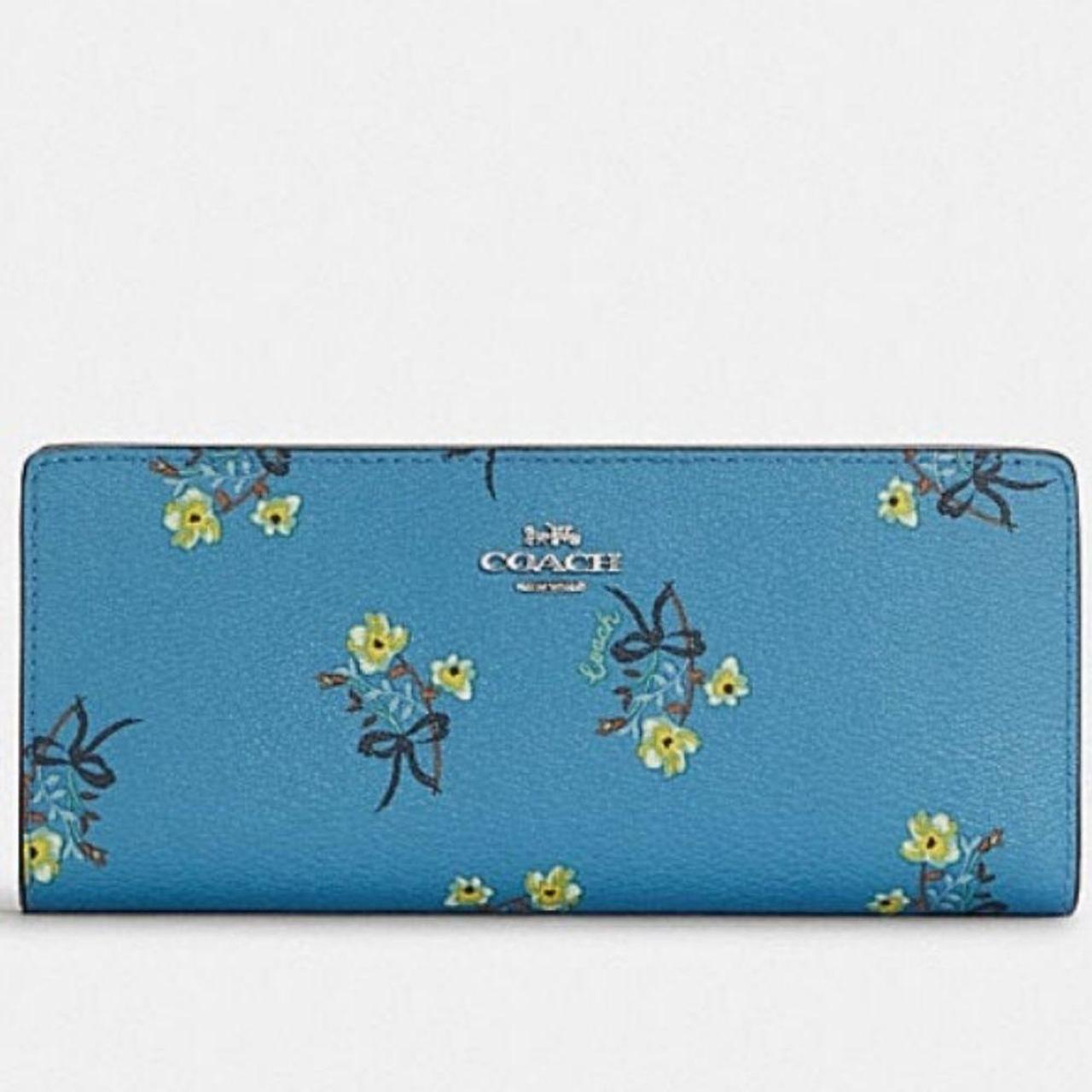 Floral discount coach wallet