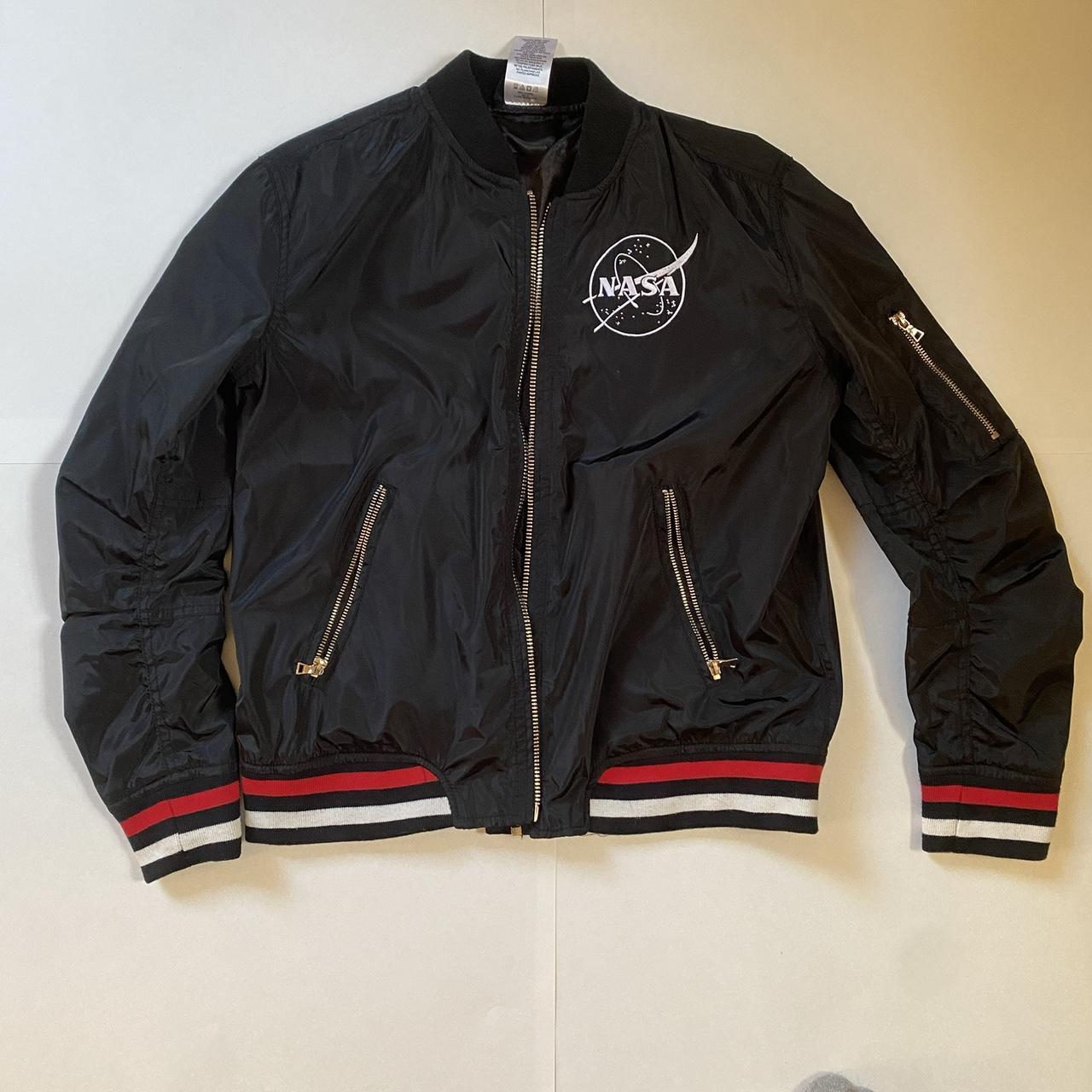 NASA Men's Black Jacket | Depop