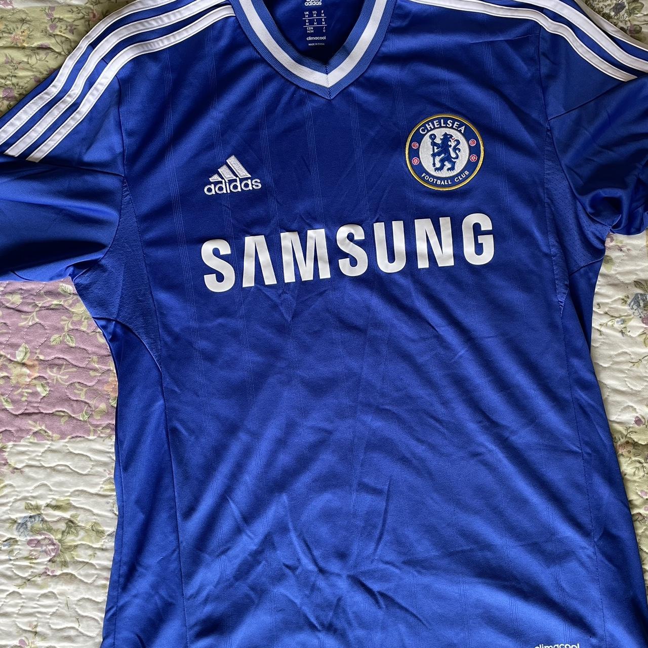 Chelsea FC 2013/14 home kit. Produced by Adidas —... - Depop