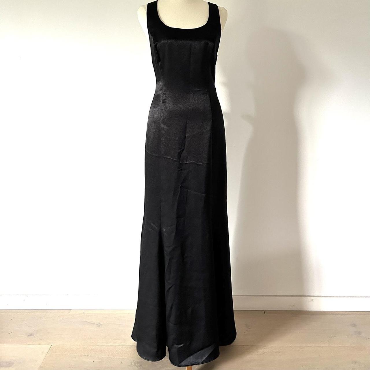 Genuine vintage 90s floor length minimalist gothic... - Depop