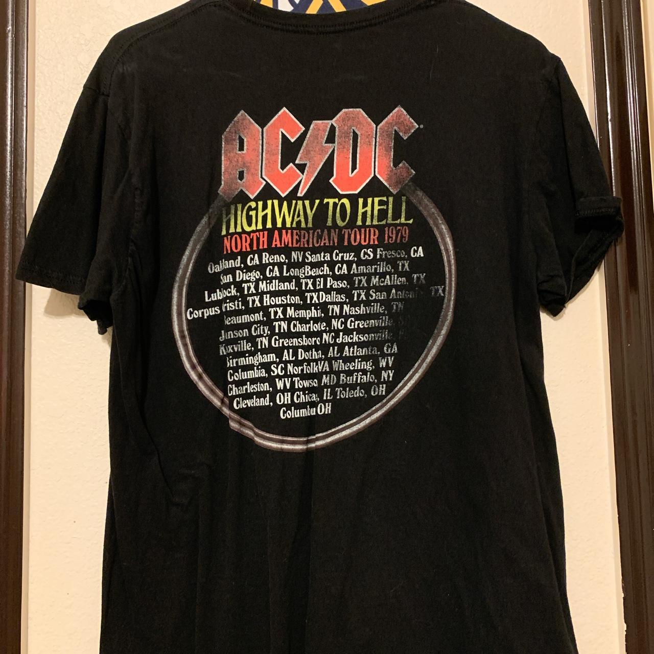 AC/DC 1979 world tour shirt #retro #acdc #rock... - Depop