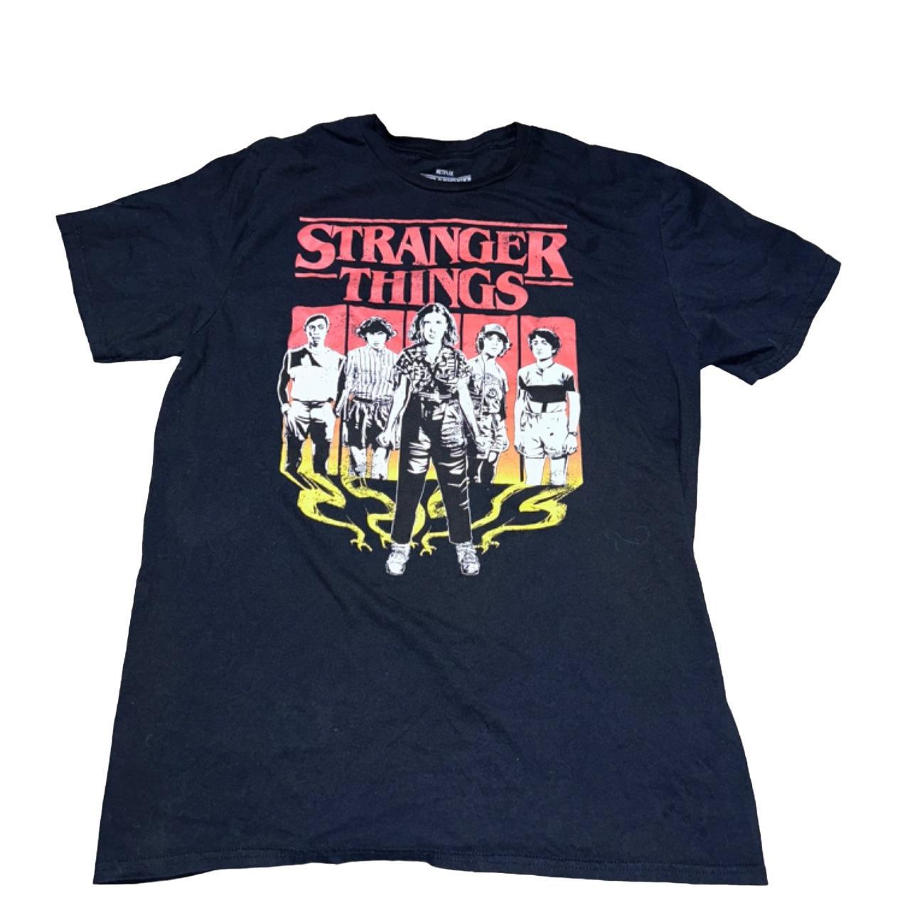 Stranger Things Graphic Tee Shirt No flaws Size... - Depop