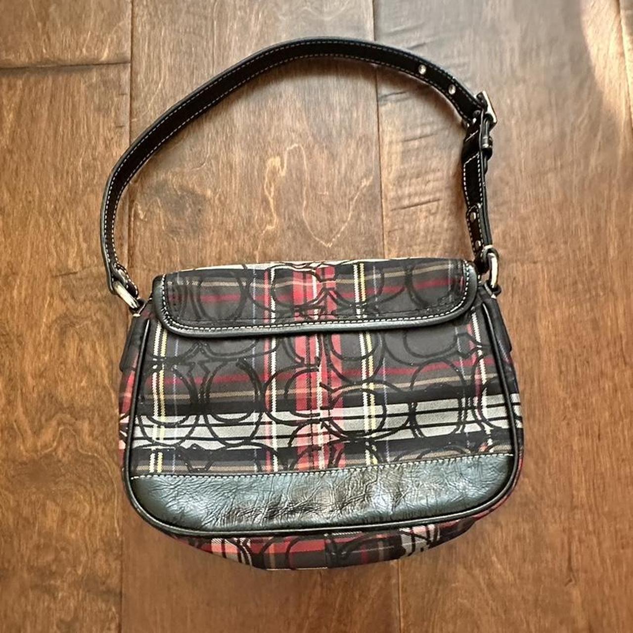 ♡ ♡ ♡ ✿ vintage plaid coach pet carrier ✿ FIRST - Depop