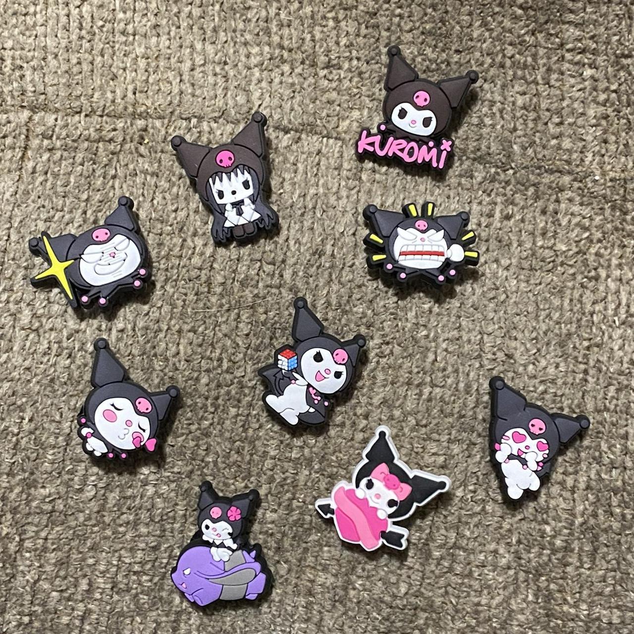 Kuromi Croc Charms 