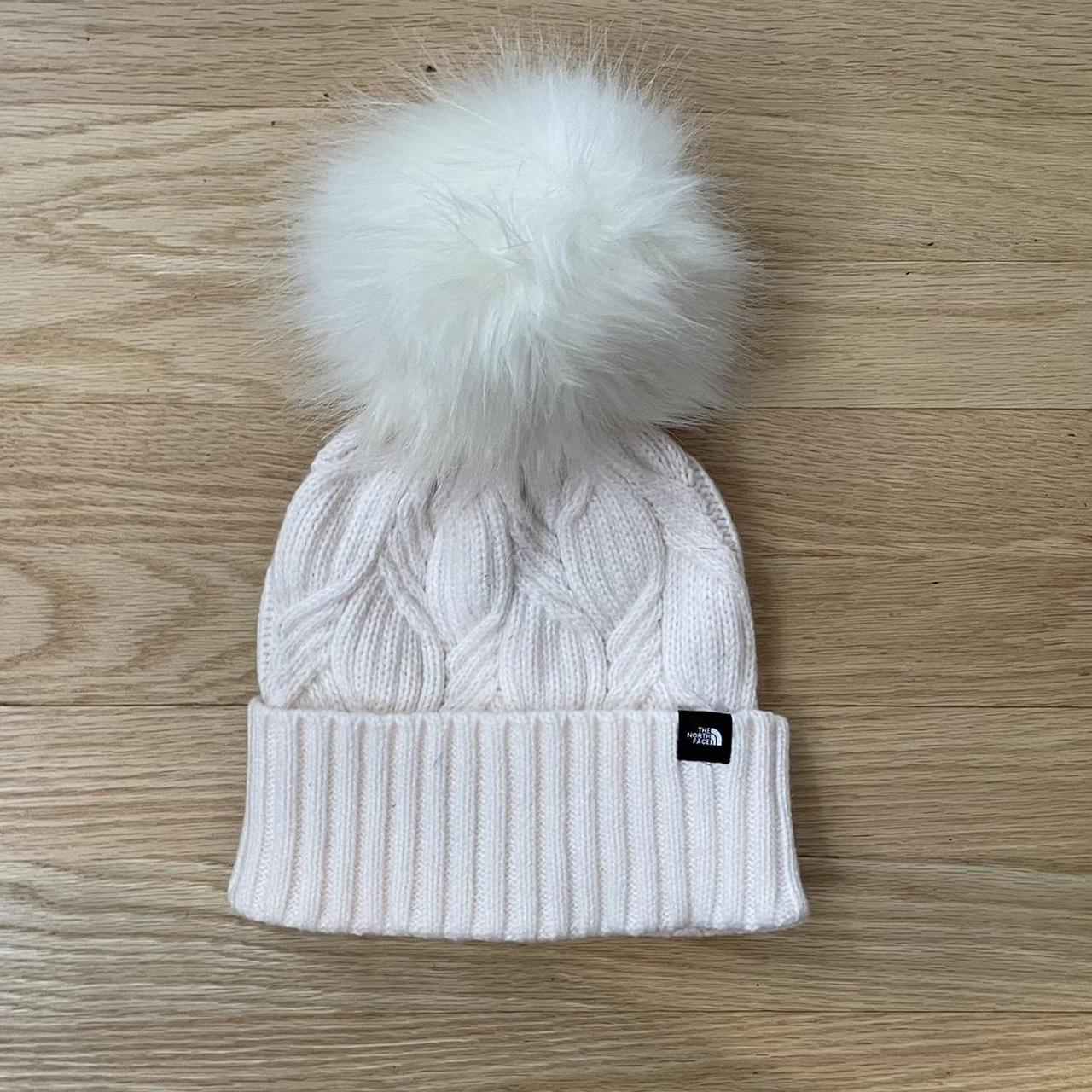 North face beanie hot sale with pom