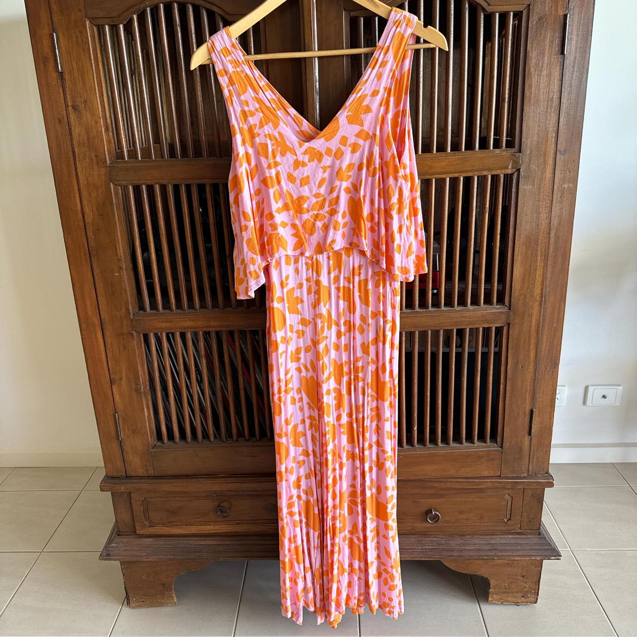 Mister Zimi Clover jumpsuit in Antibes pink orange