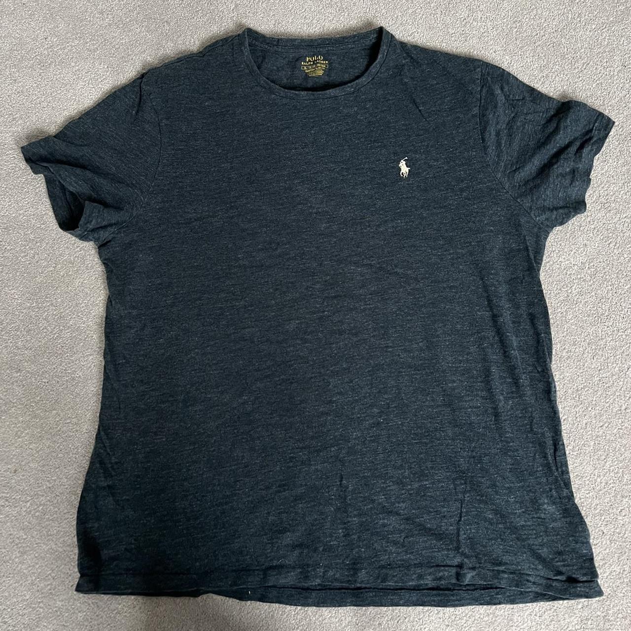 Ralph Lauren t-shirt, Blue Size: XL, Slim Fit Great... - Depop