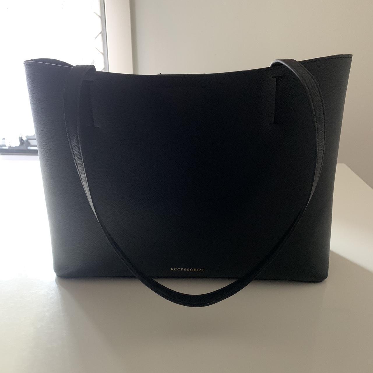 black 'Accesorize Leo shopper tote bag' Depop