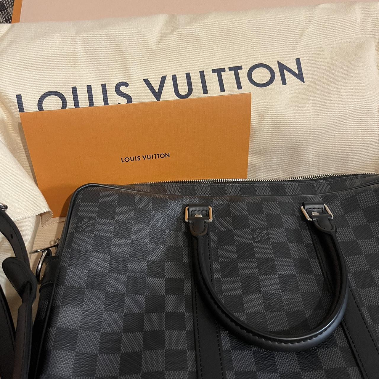 LOUIS VUITTON Porte Document Voyage PM Business Bag... Depop
