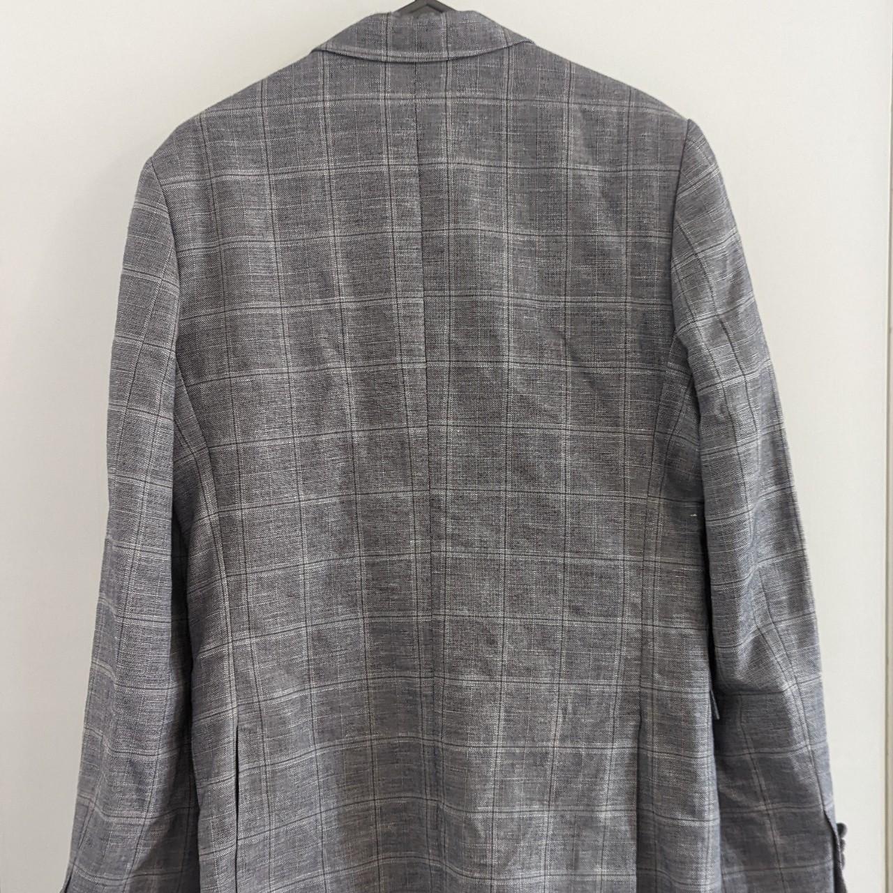 River Island Men's Grey Jacket Depop