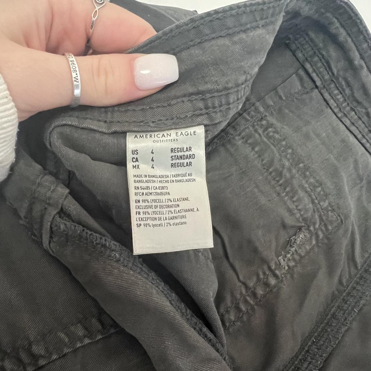 american eagle wide leg cargo pants only worn a... Depop