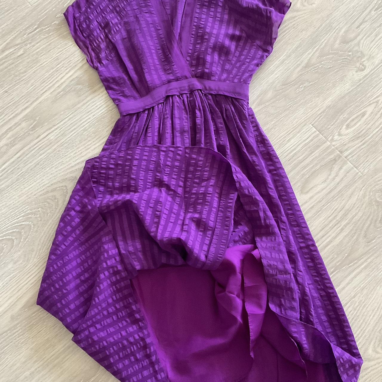 Gorgeous Stunning Balenciaga Silk Purple Lined Short Depop