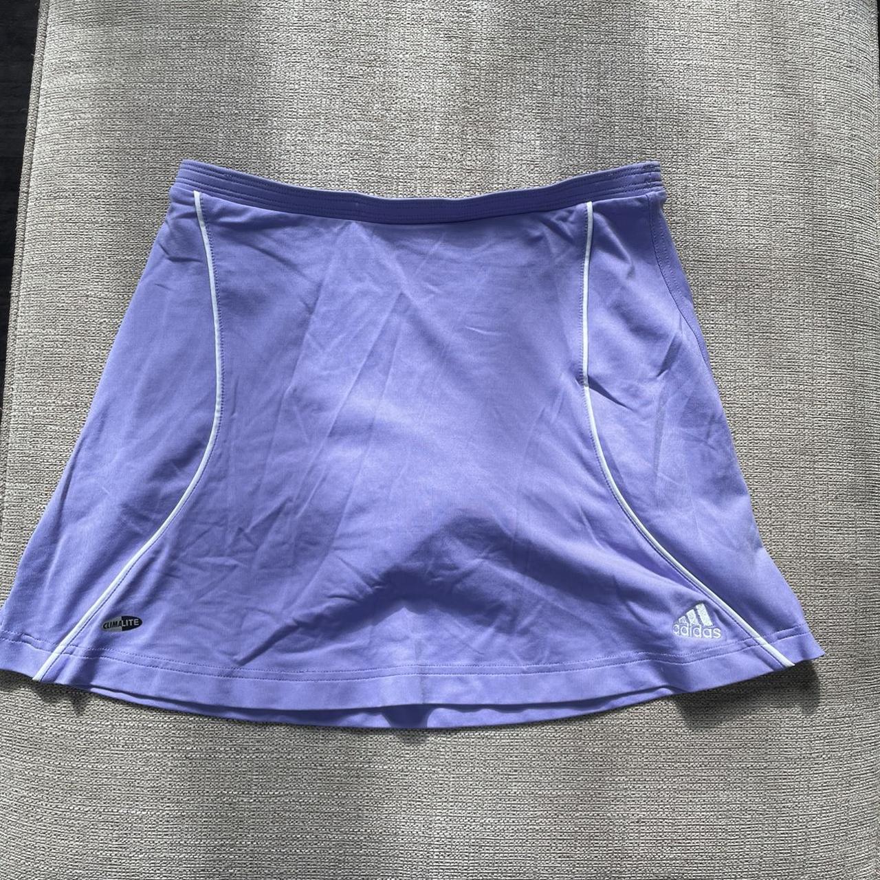 Adidas Women's Purple and White Skirt