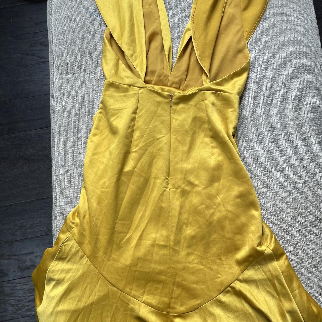 ASOS Women's Yellow and Gold Dress (2)