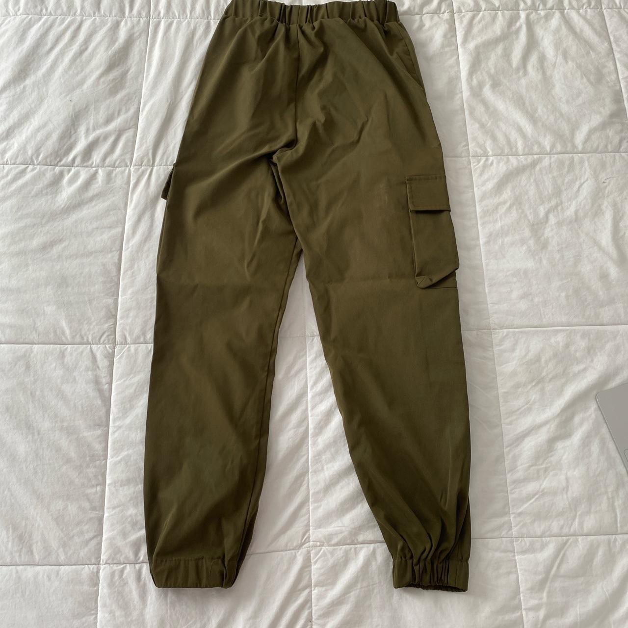 - dark green cargo pants from shein - barely worn... - Depop