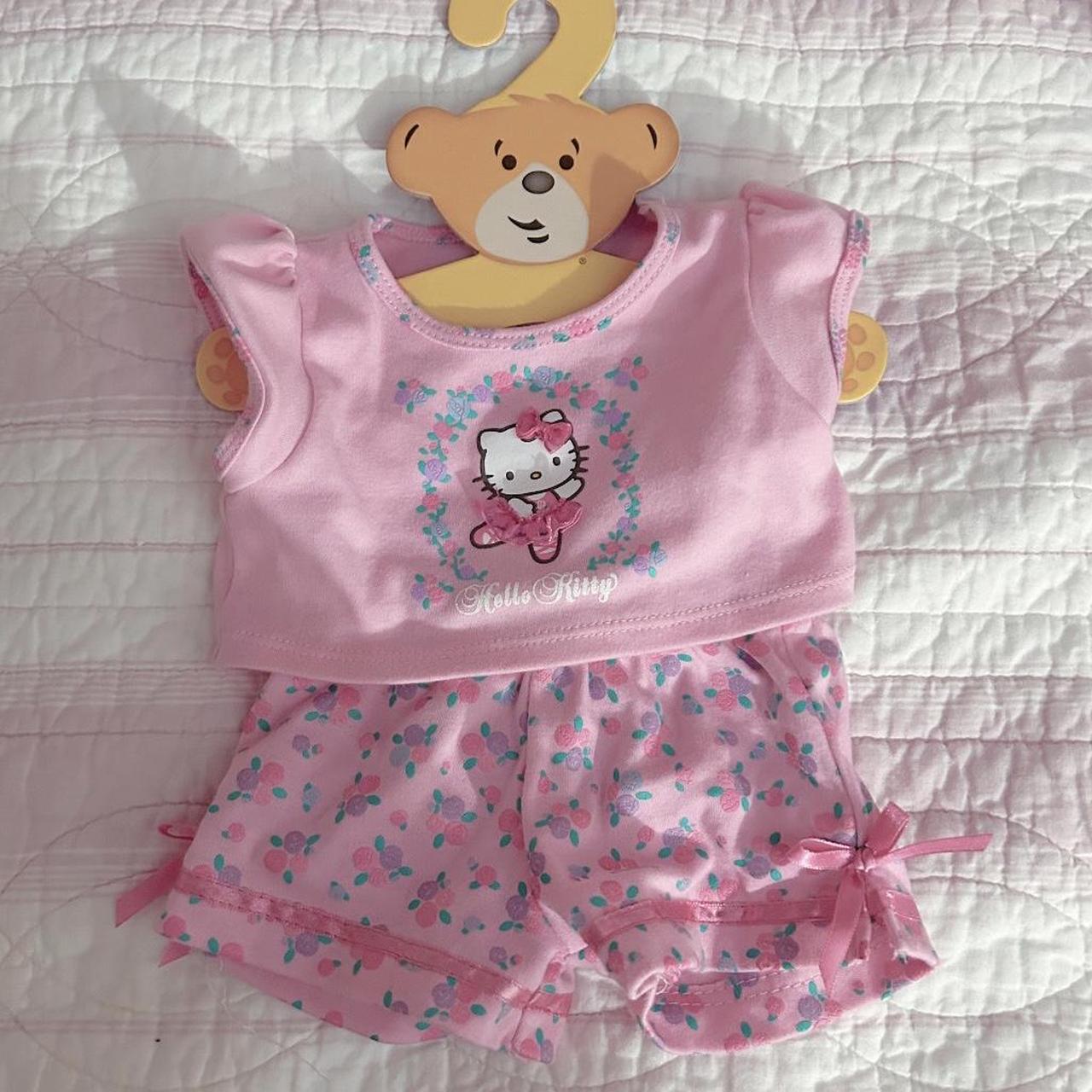 Early 2000s build a bear hello kitty pajama set.... - Depop