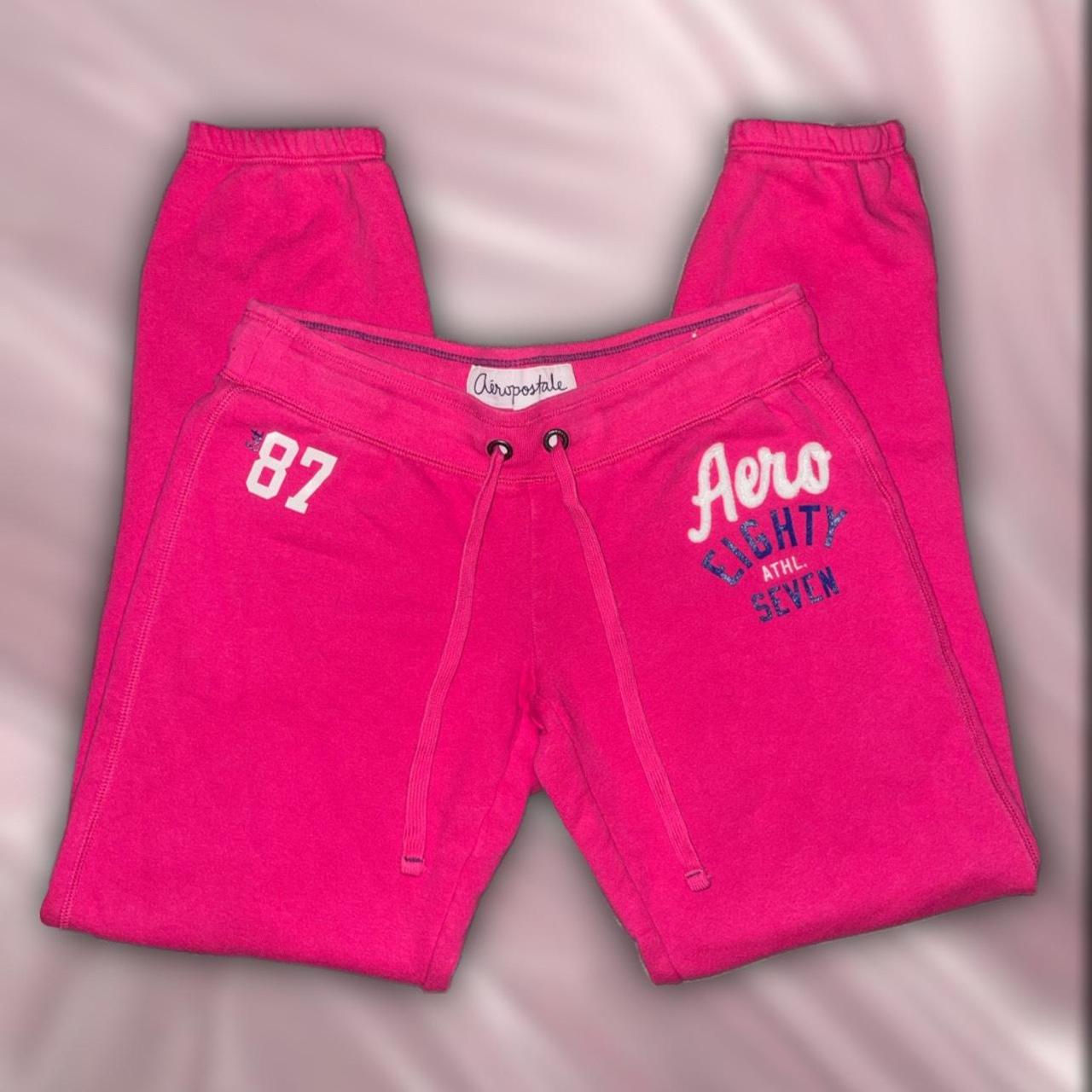 Y2k hot pink Aeropostale low rise sweatpants! -No - Depop