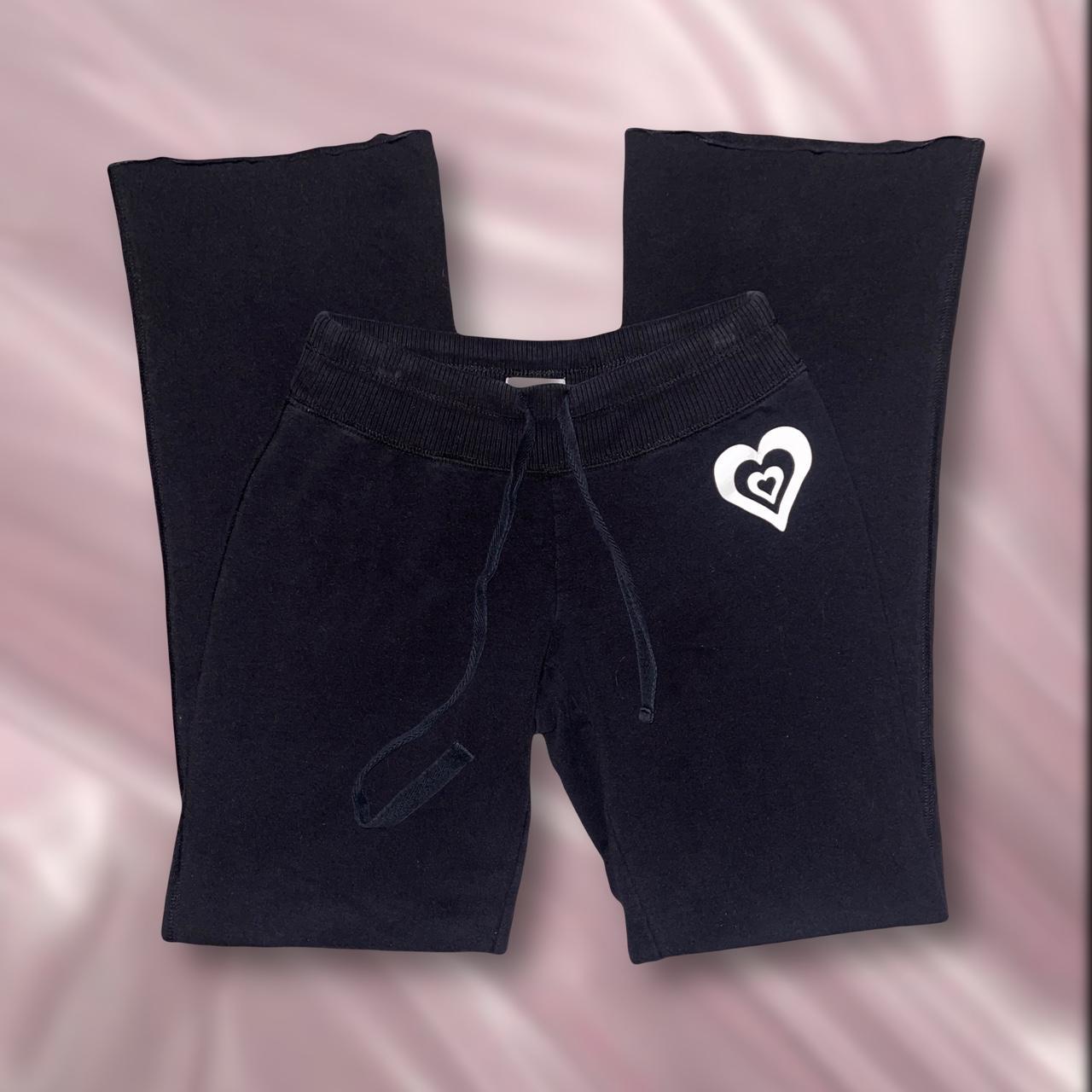 Adorable y2k Old Navy black flared sweatpants! - Depop