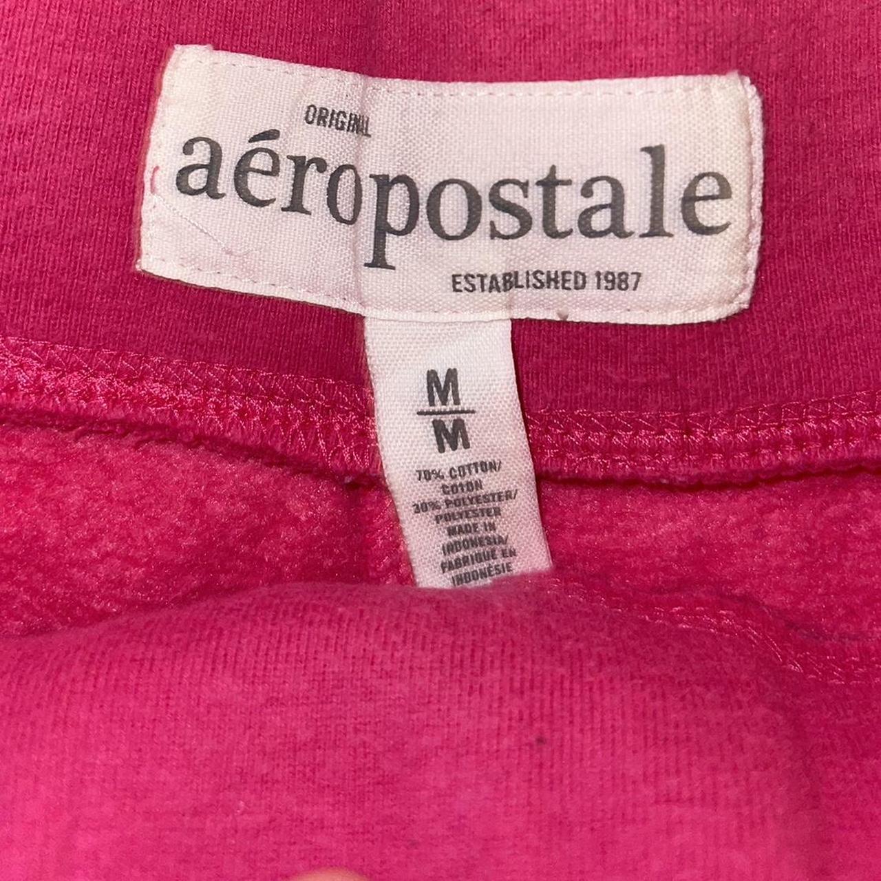 Adorable hot pink and white low rise y2k Aeropostale - Depop