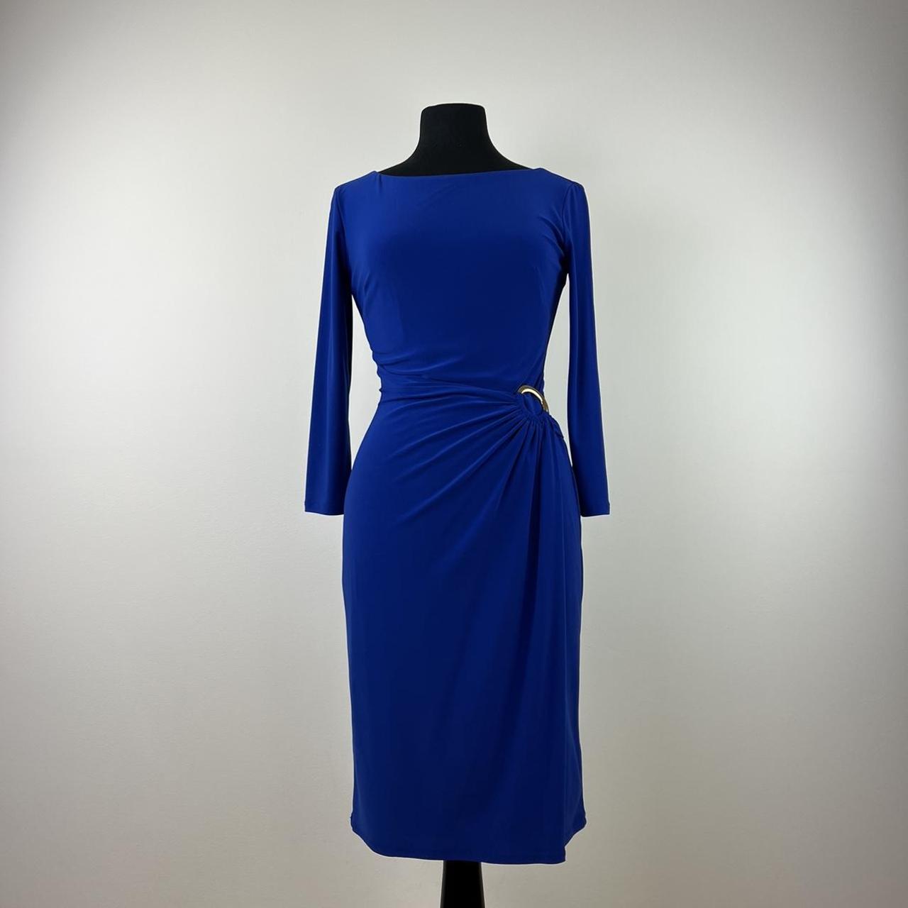 CHAPS DRESS BAJA BLUE Size: XS Brand new Depop