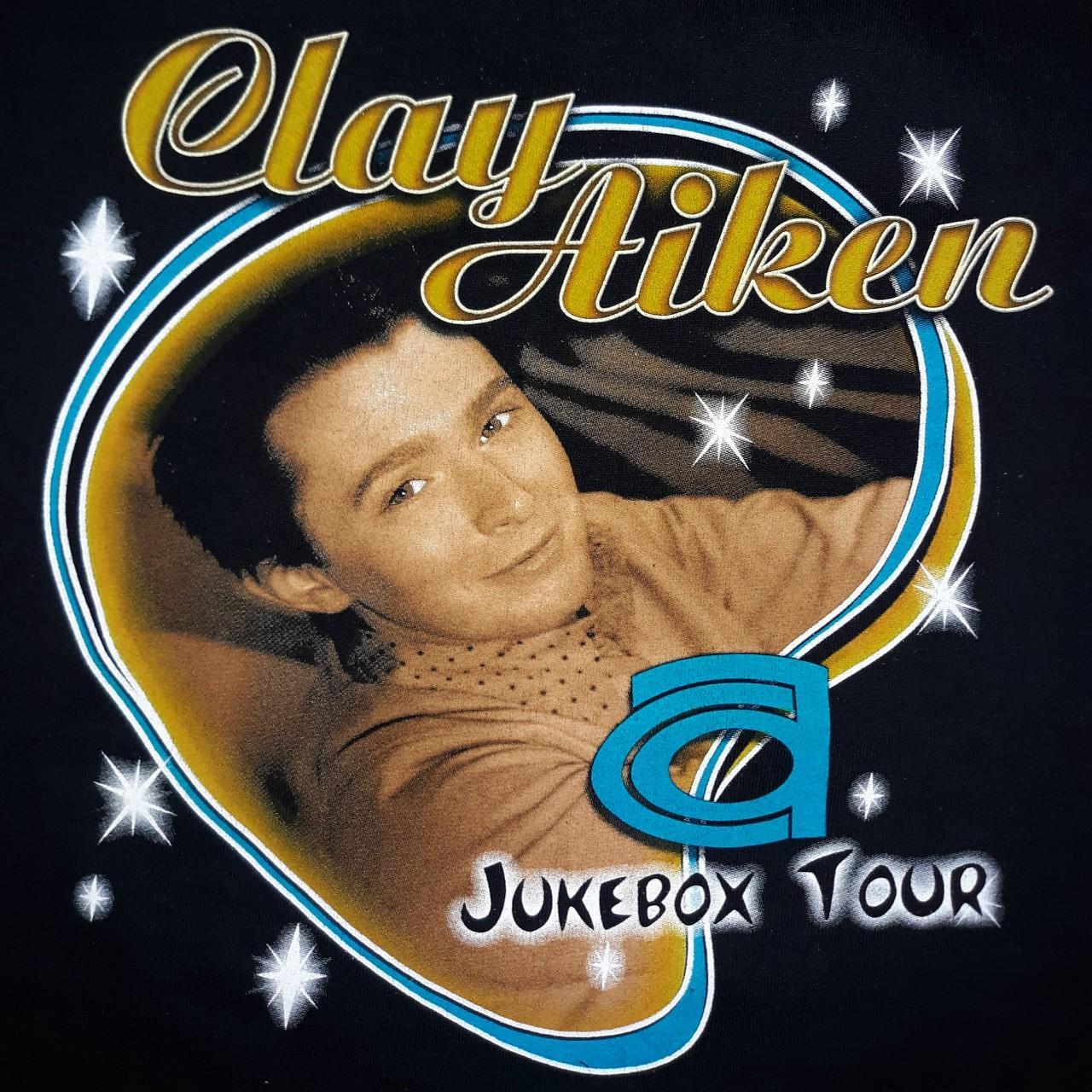 Vintage 2005 Clay Aiken jukebox tour front and back... Depop