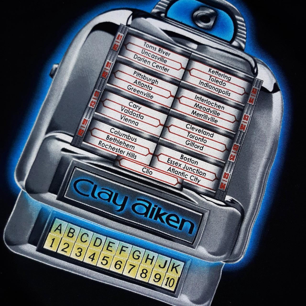 Vintage 2005 Clay Aiken jukebox tour front and back... Depop