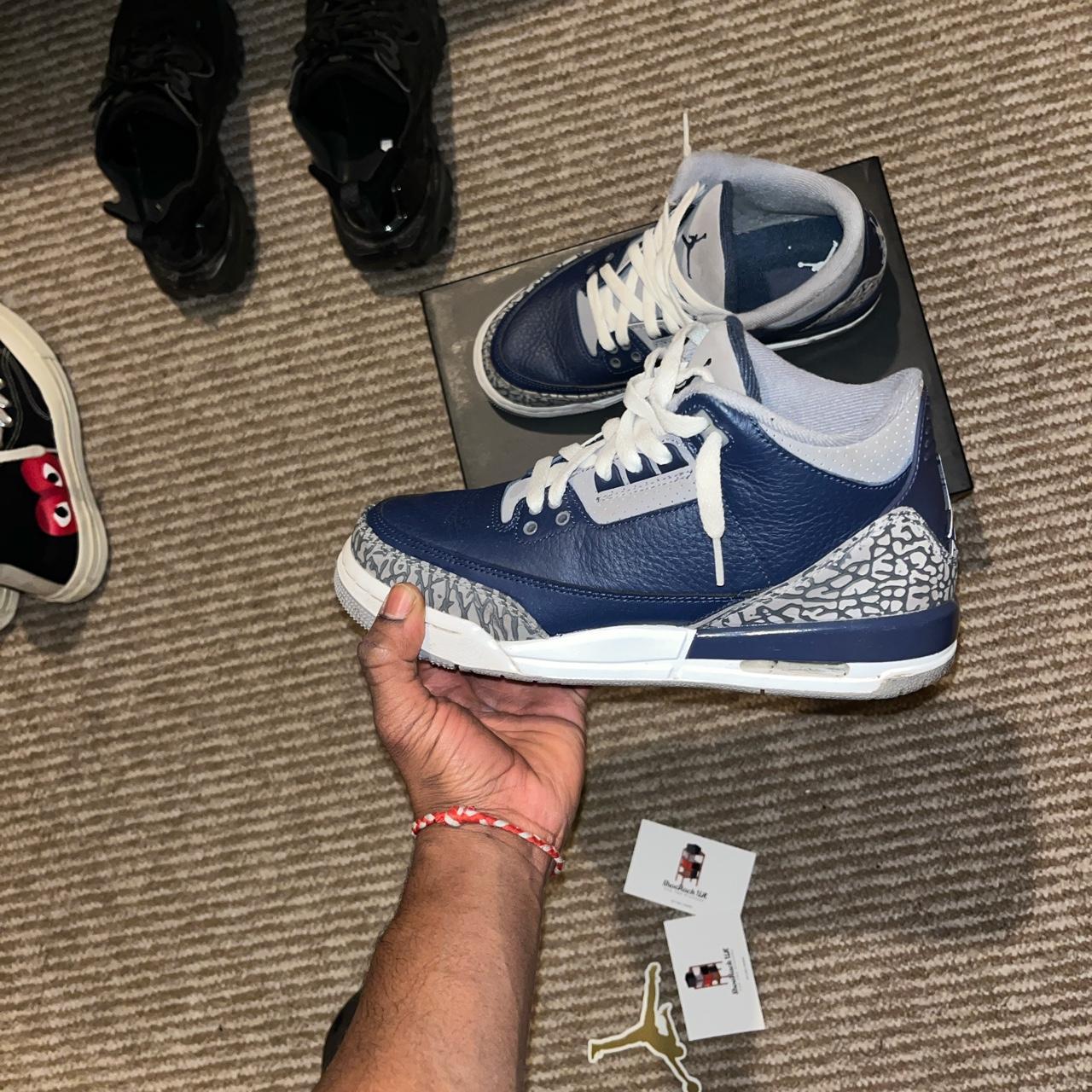 Air Jordan 3 midnight navy blue Size Uk6 Got for... - Depop