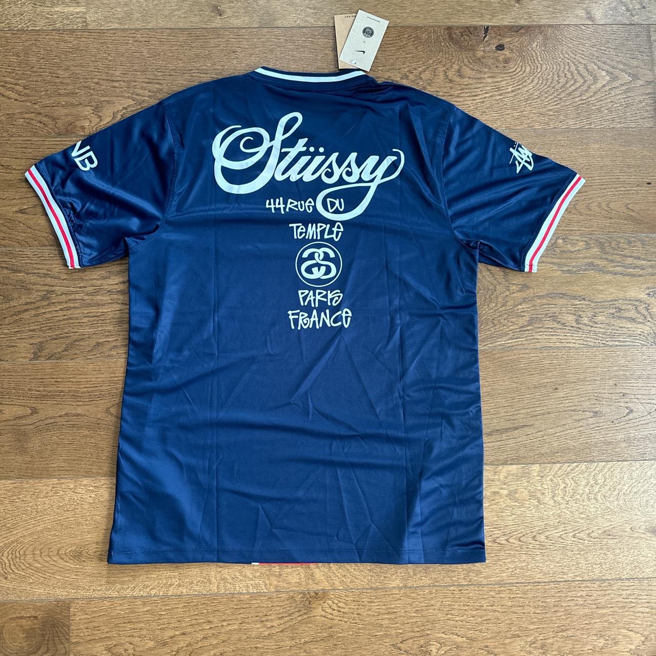 Stussy x PSG shirt Brand new, only tried on but was... - Depop