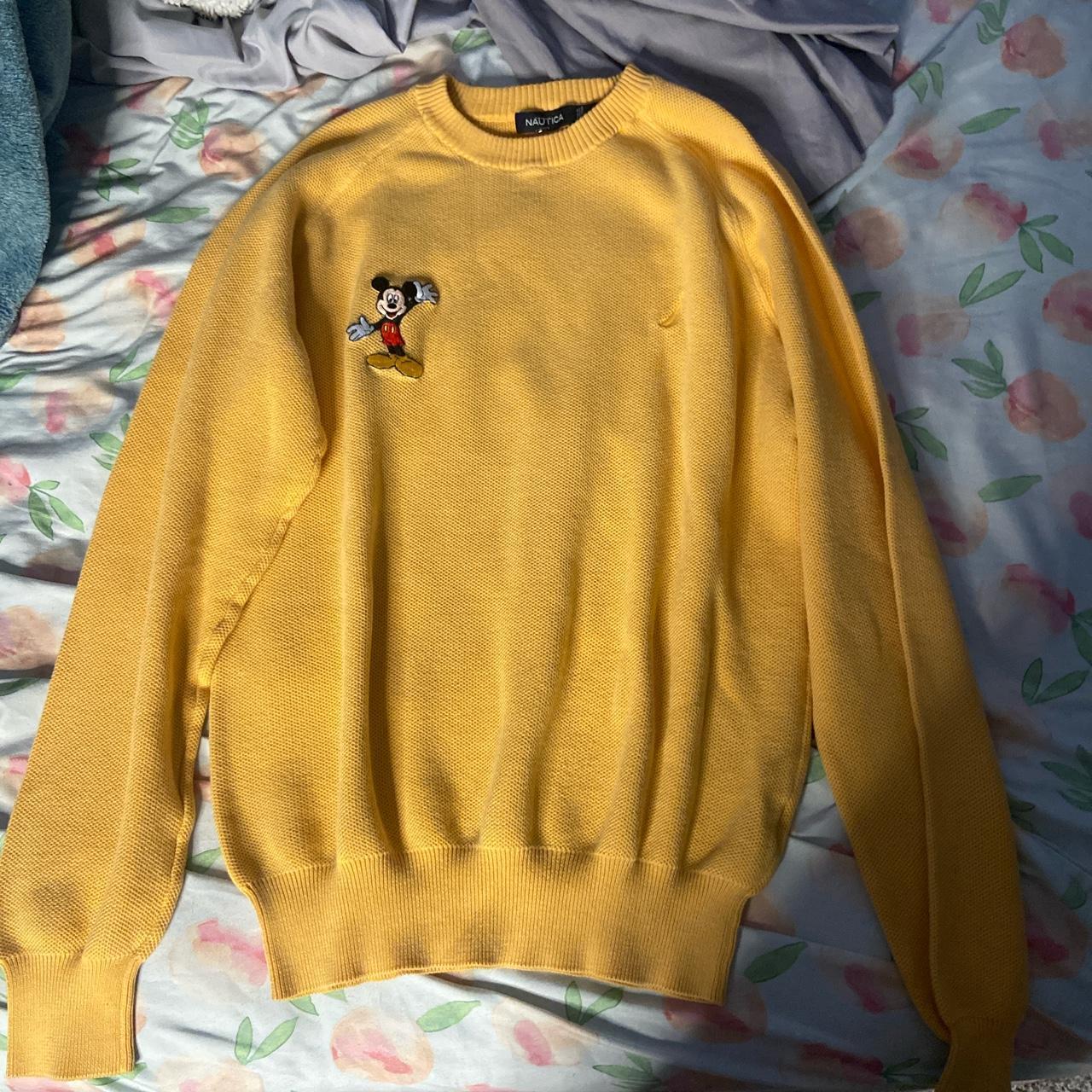 Nautica Men's Yellow Sweatshirt | Depop