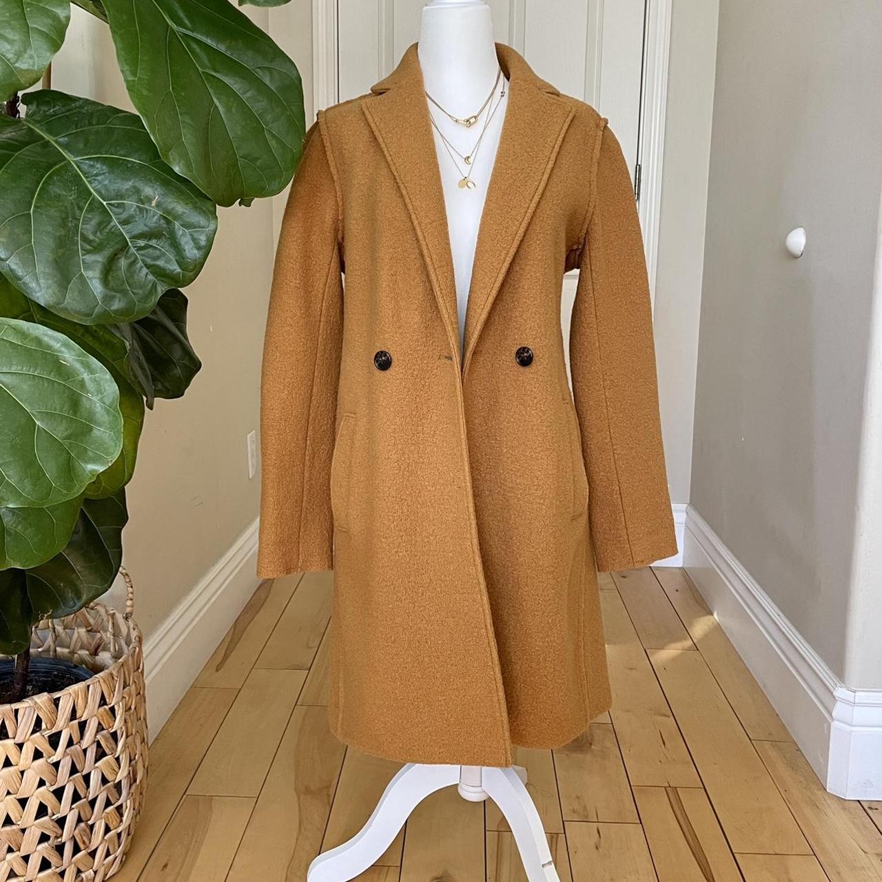 J. Crew Italian Boiled Wool Camel Color Size 00P Depop