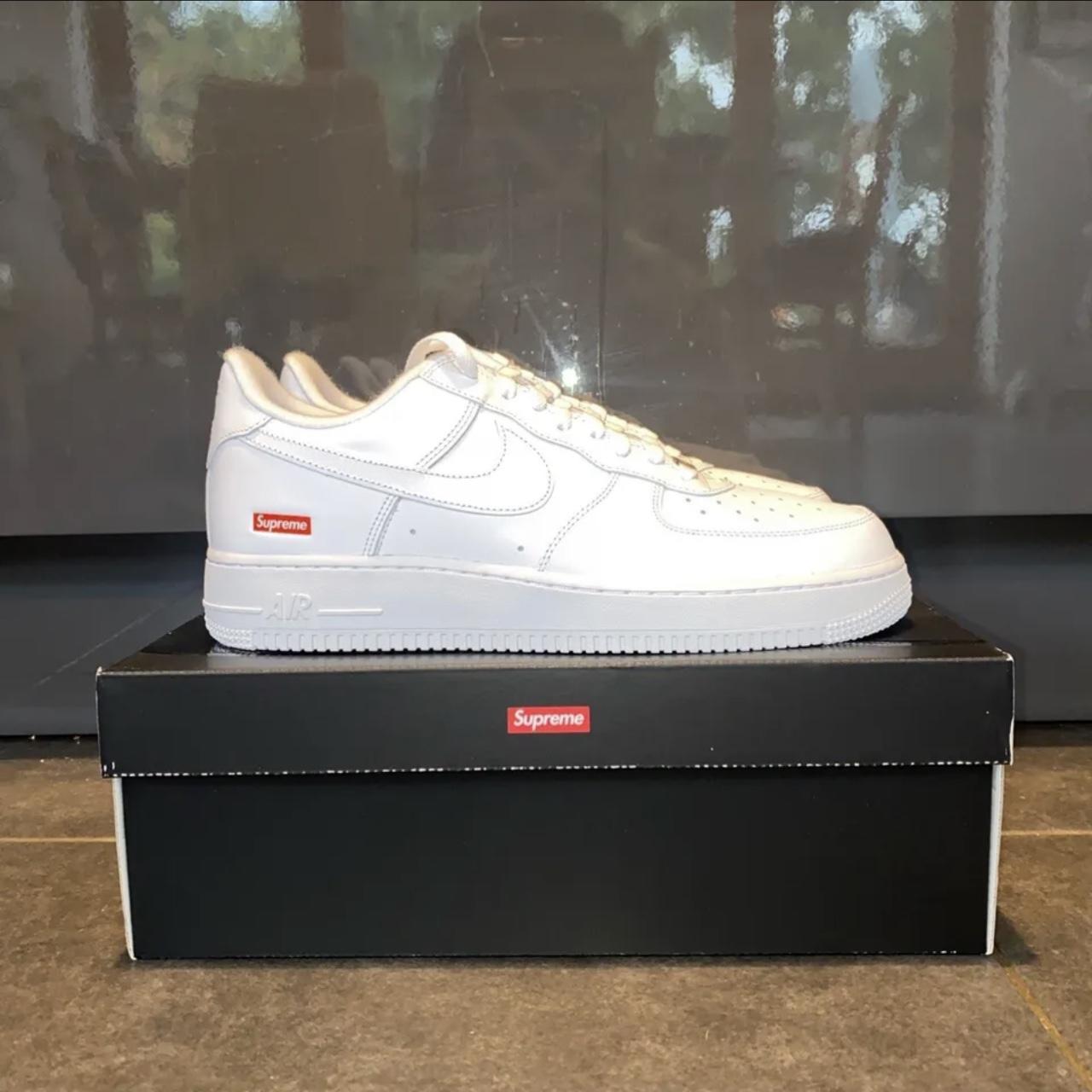 Supreme Air Force 1 White - Size UK 12 US 13- BRAND... - Depop