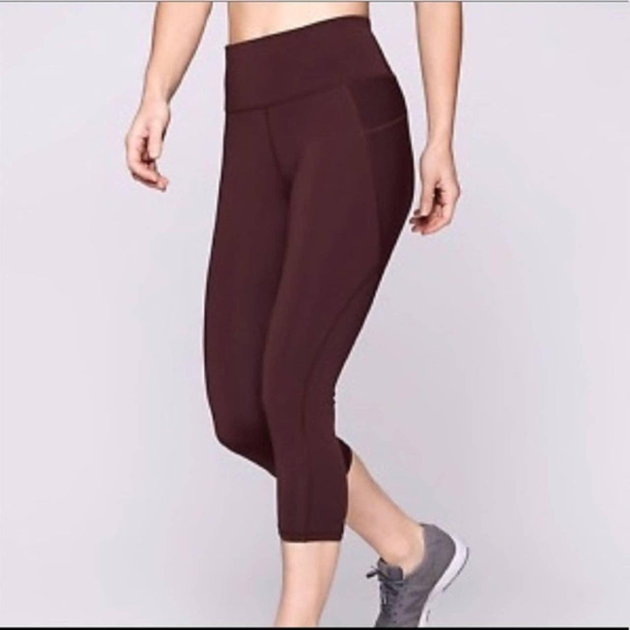 Athleta Cropped Leggings Women's Yoga Capri Pants - Depop