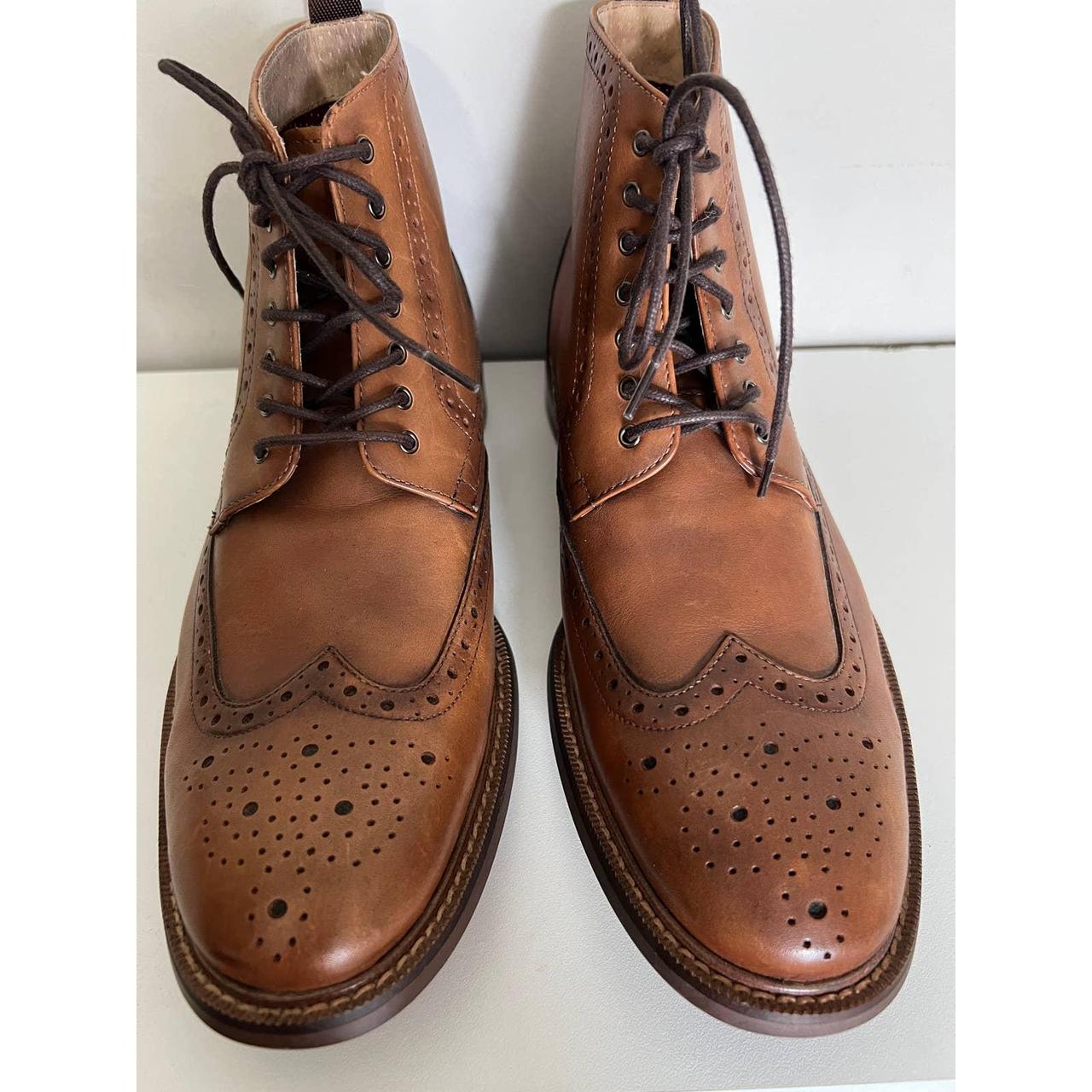 Aston grey erane wingtip on sale boot