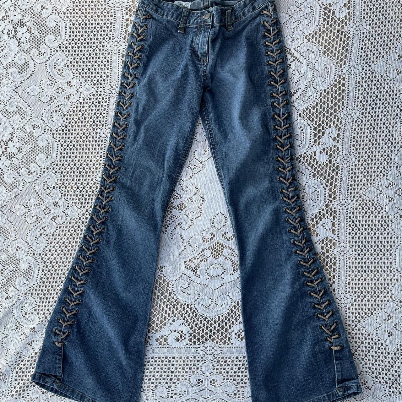 mudd lace up jeans