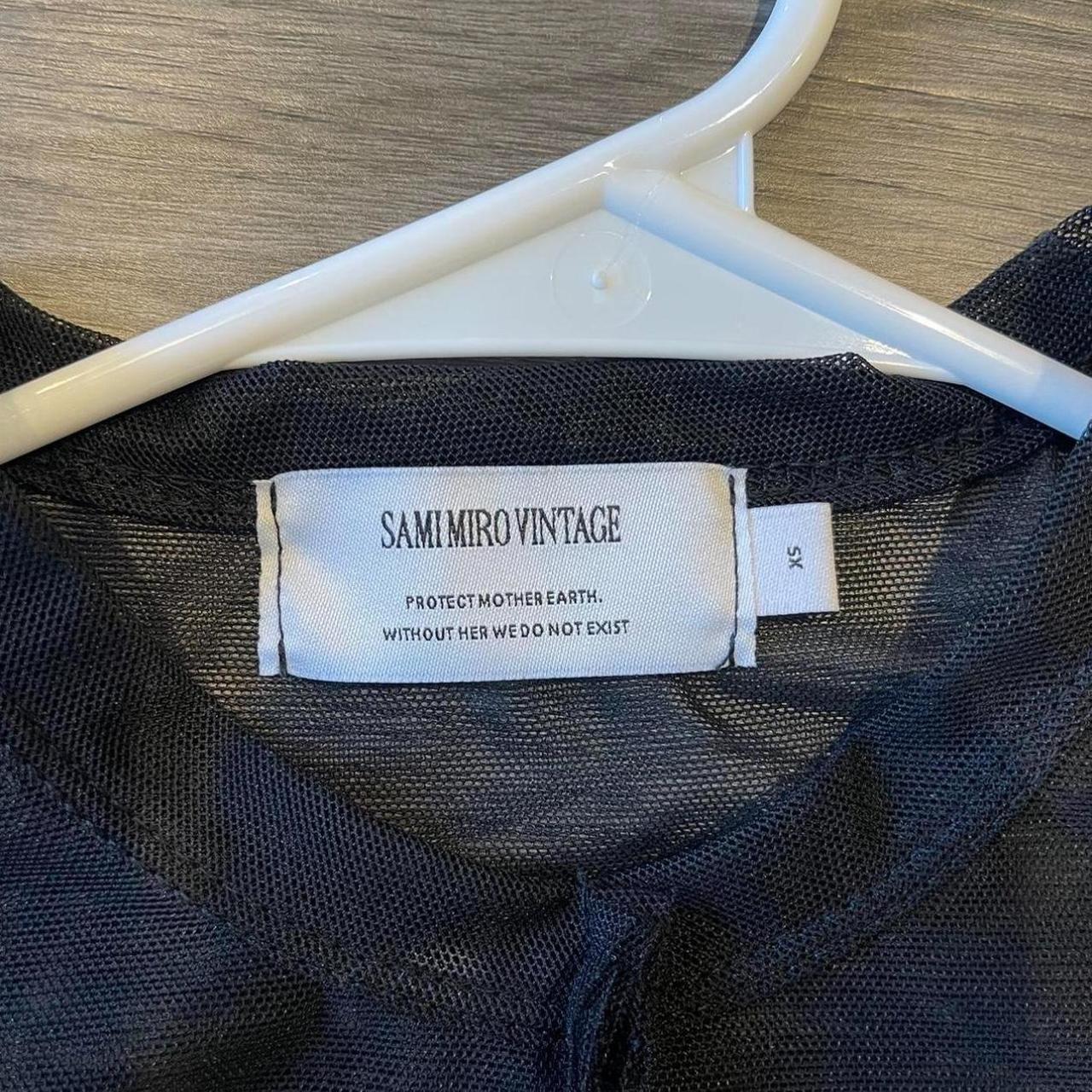 Sami Miro Vintage V Shrug in Black Size XS Paid - Depop