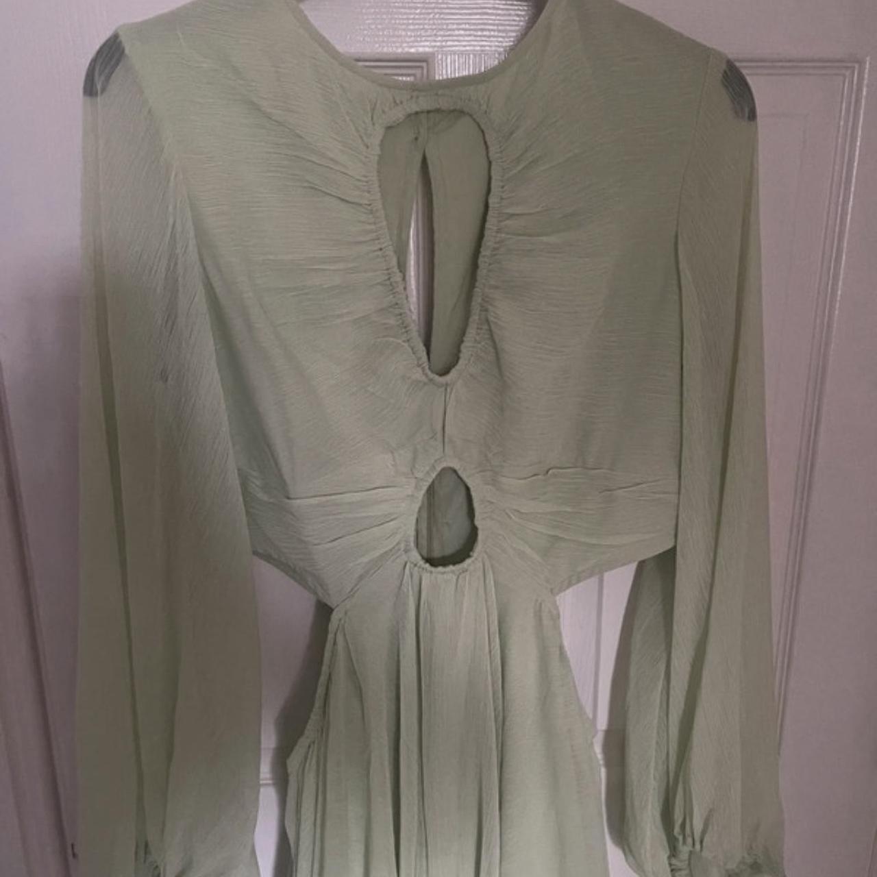 Green cut out dress Size 18 RRP £45 Depop