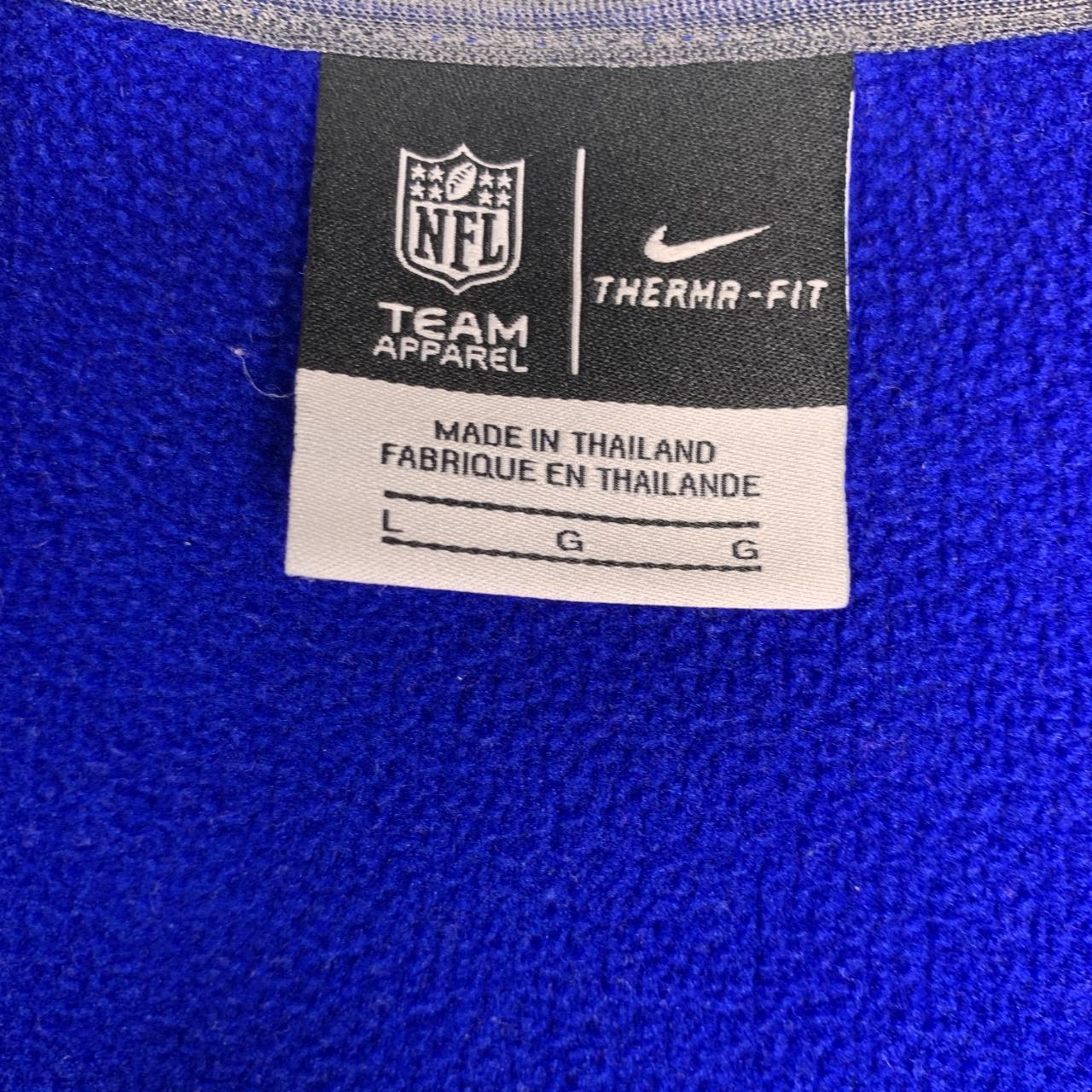 Nike Buffalo bills on field apparel gray hoodie - Depop