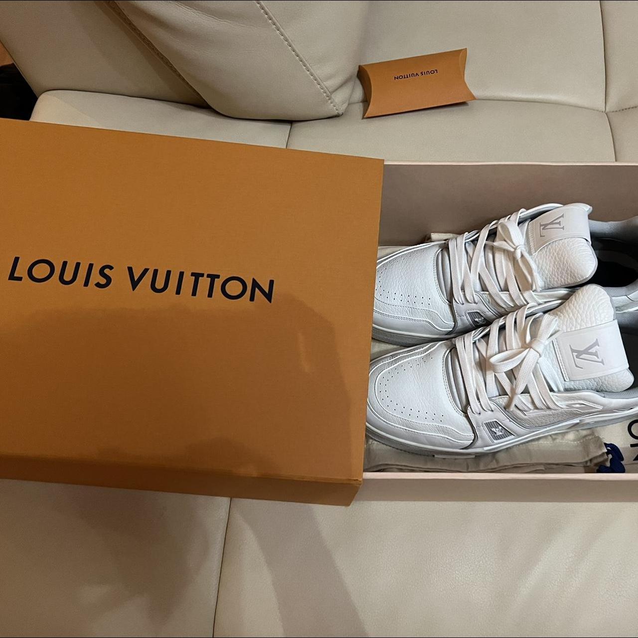 Louis Vuitton men's loafer. Black . LV Initials - Depop