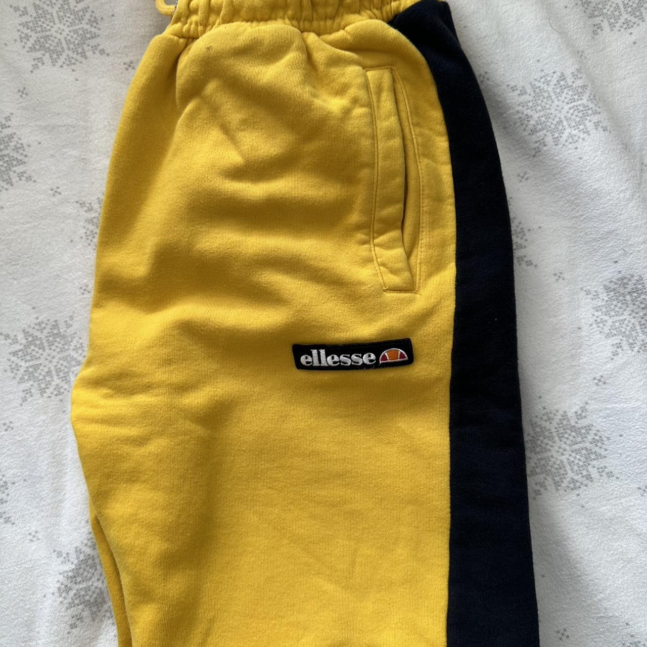 Ellesse Men's Yellow and Black Joggers-tracksuits (3)