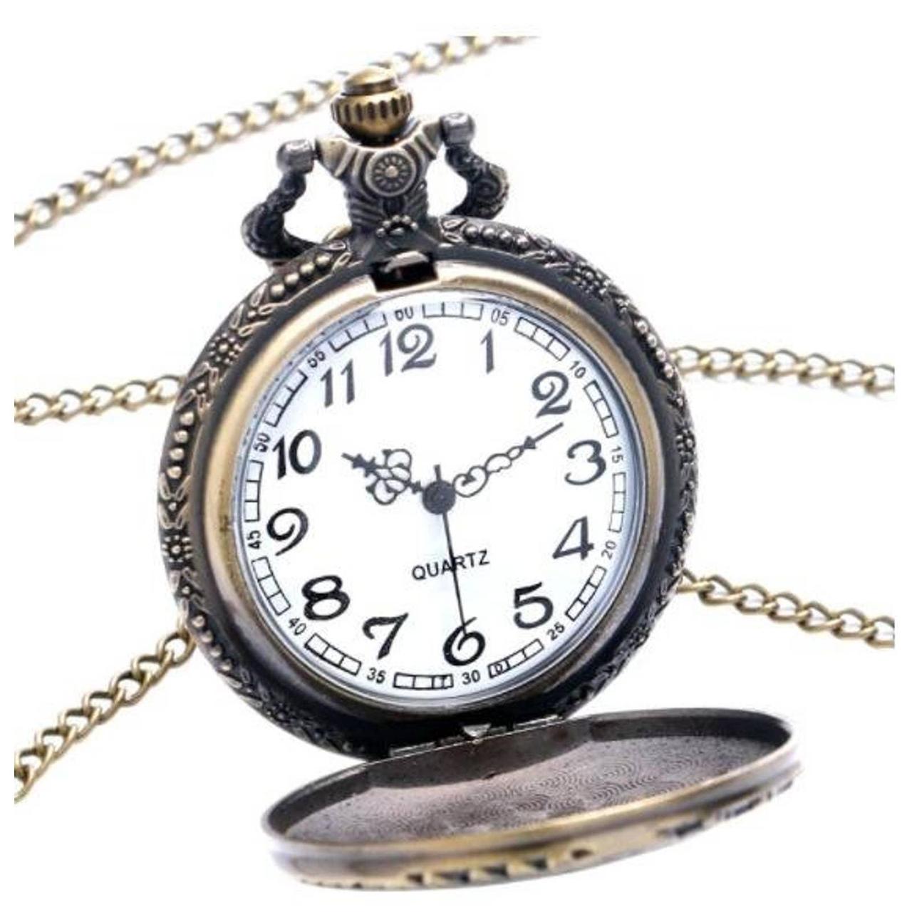 Train NEW Pocket Watch Locomotive Railway Little... - Depop