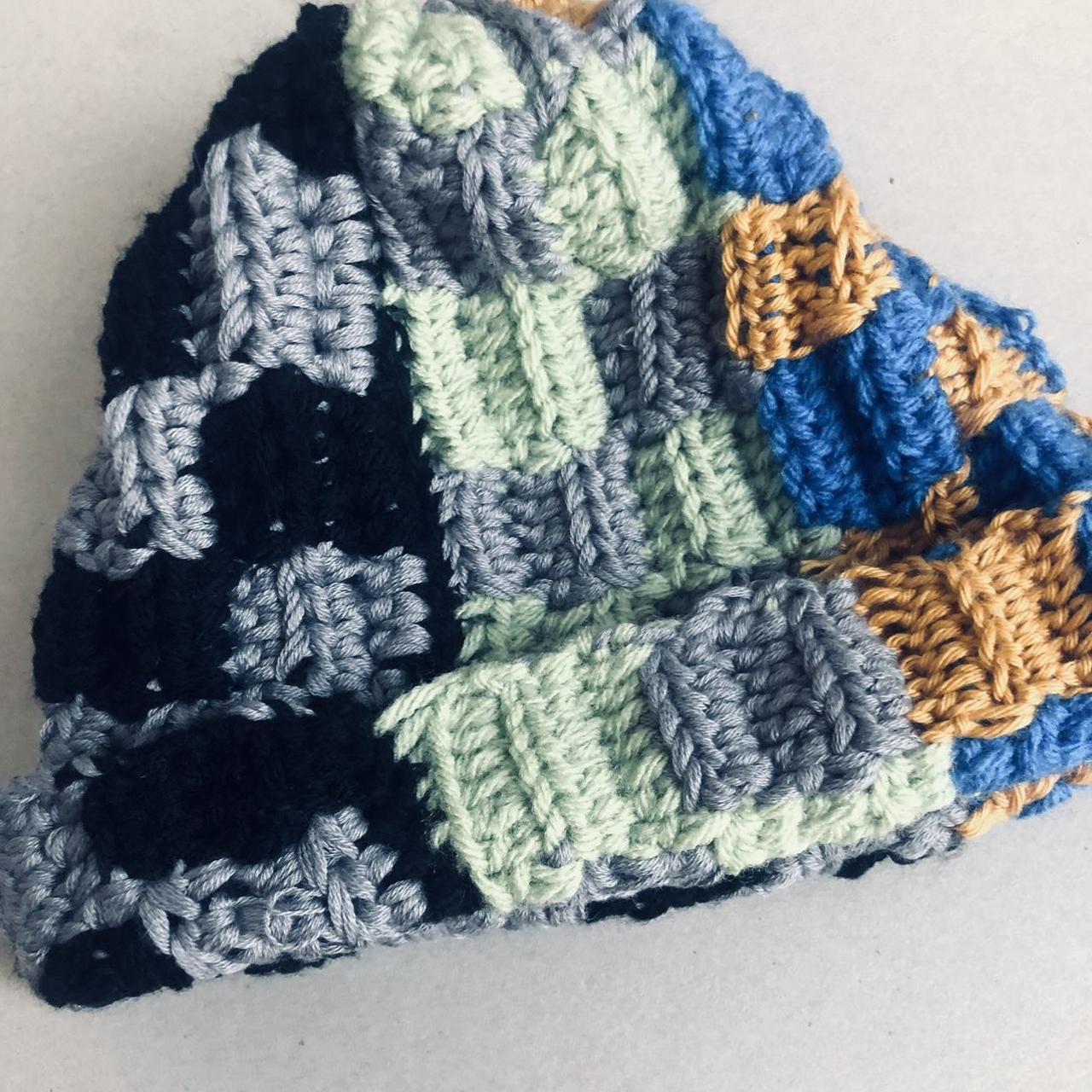 Handmade Crochet beanie hat Sizing: M... - Depop