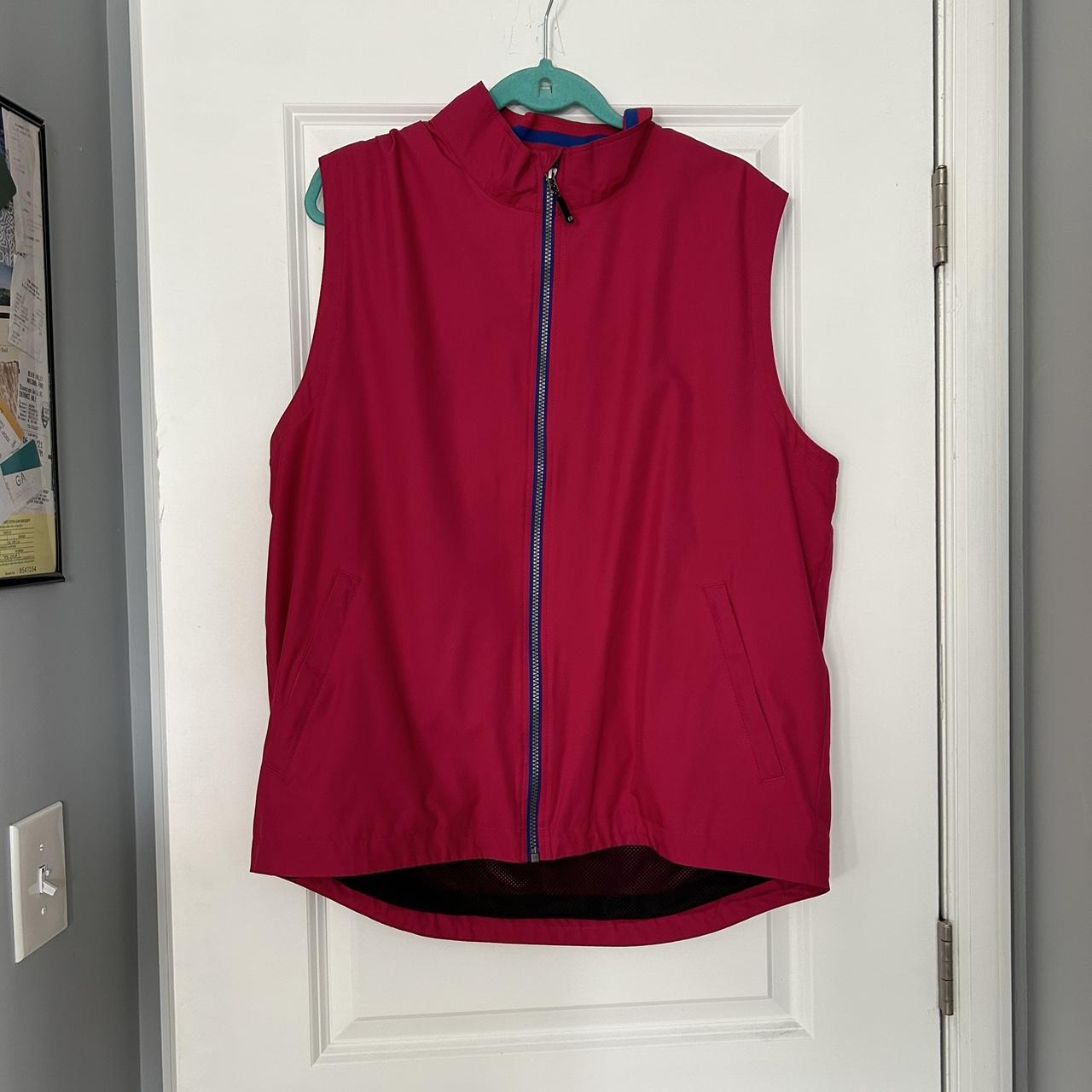 Cutter & Buck Men's Pink Gilet Depop