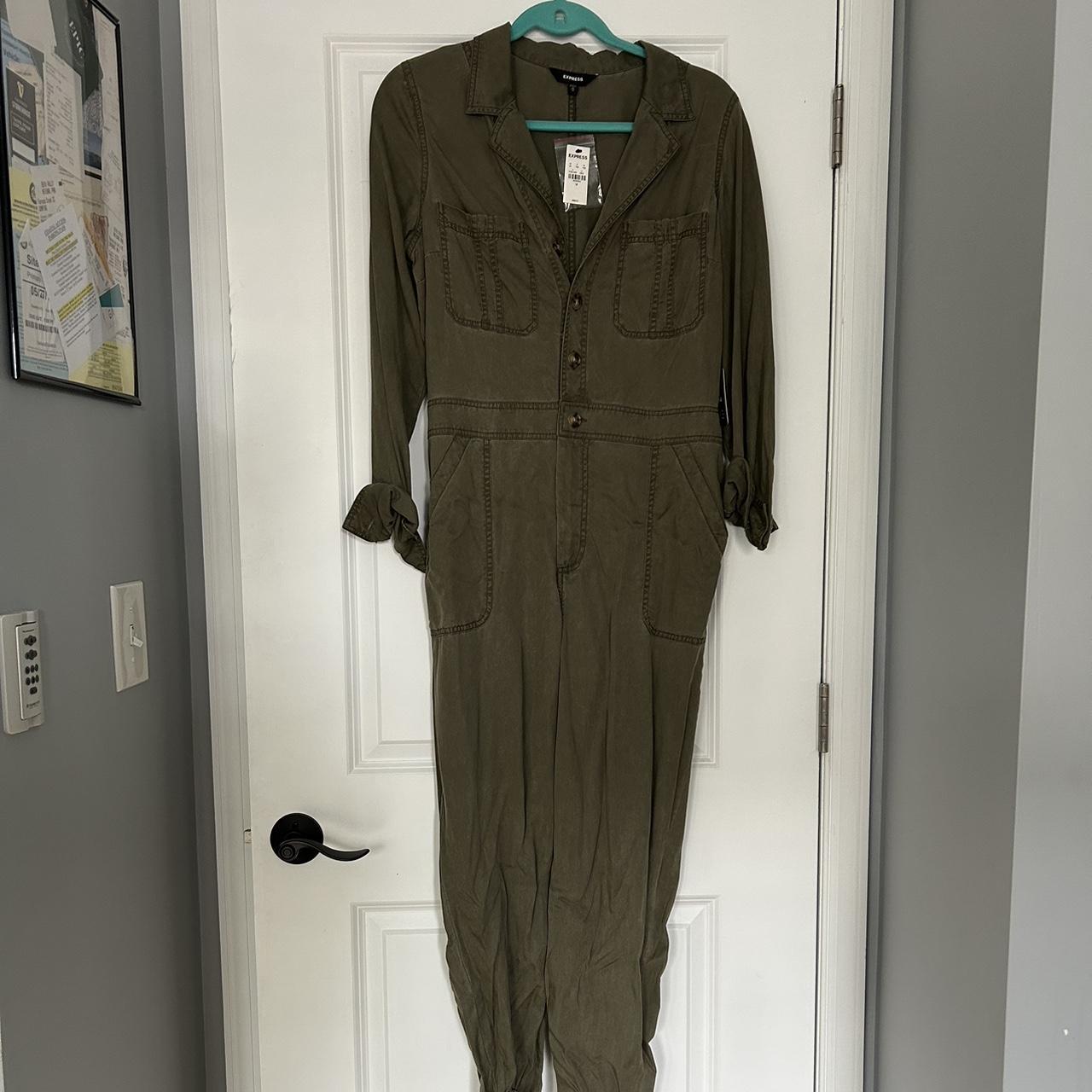 Olive green Express Never worn, a little