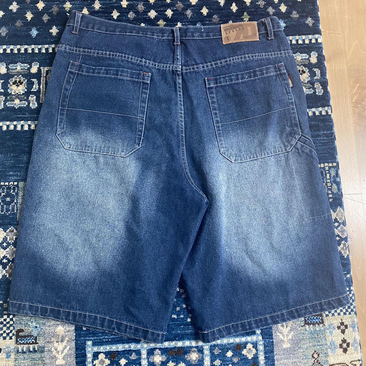 VINTAGE BROOKLYN EXPRESS CARPENTER JORTS Great... - Depop