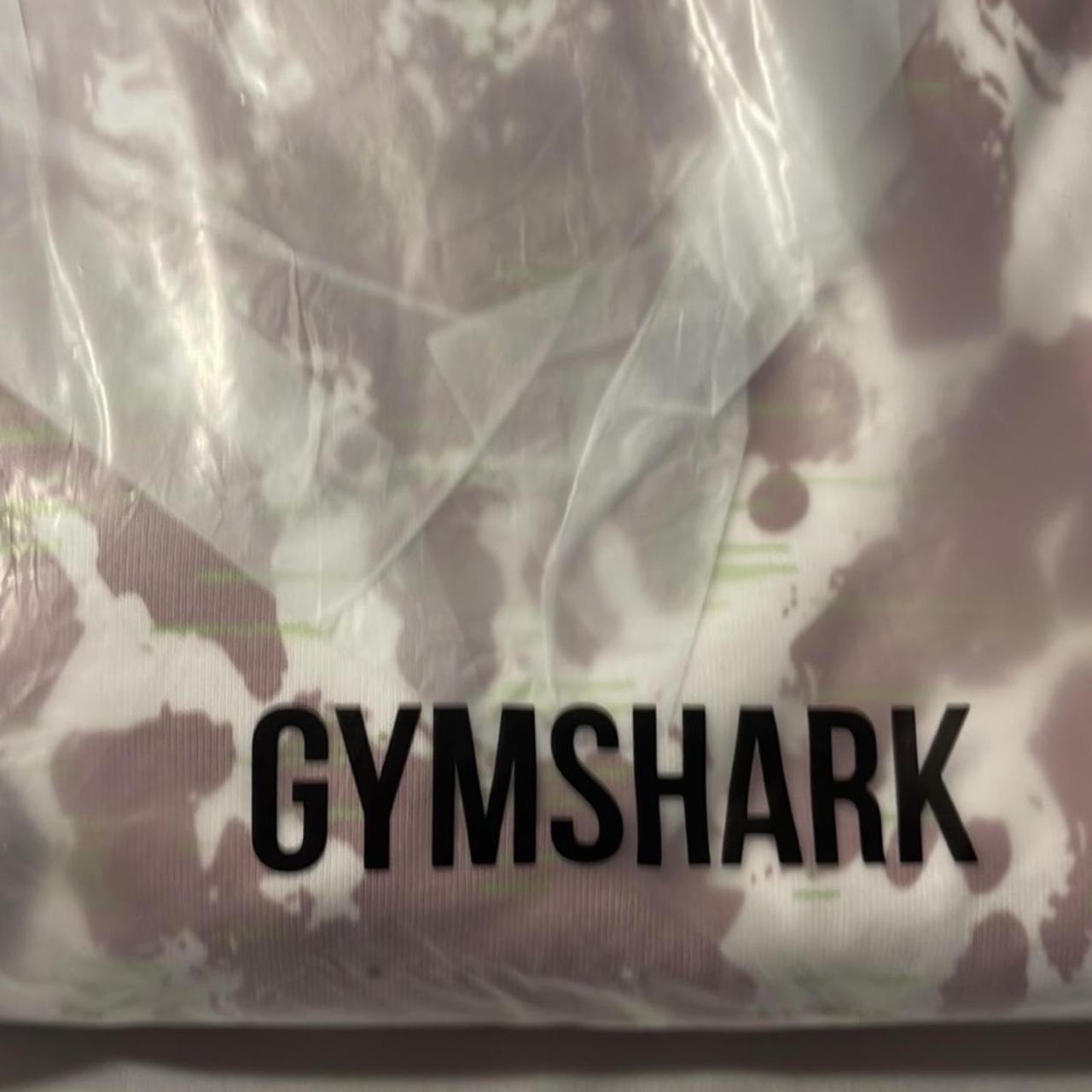 Gymshark Camo Graphic Oversized White/ Purple - Depop