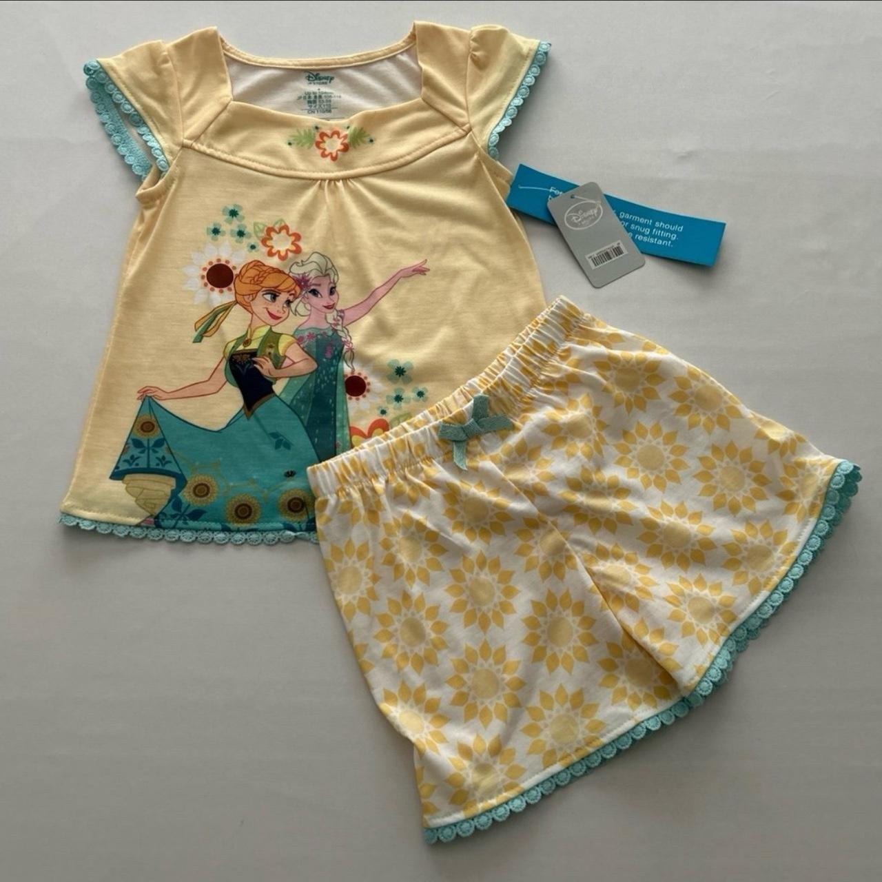 NWT) Disney Store Frozen Elsa/Anna (2) PC Pajama... - Depop