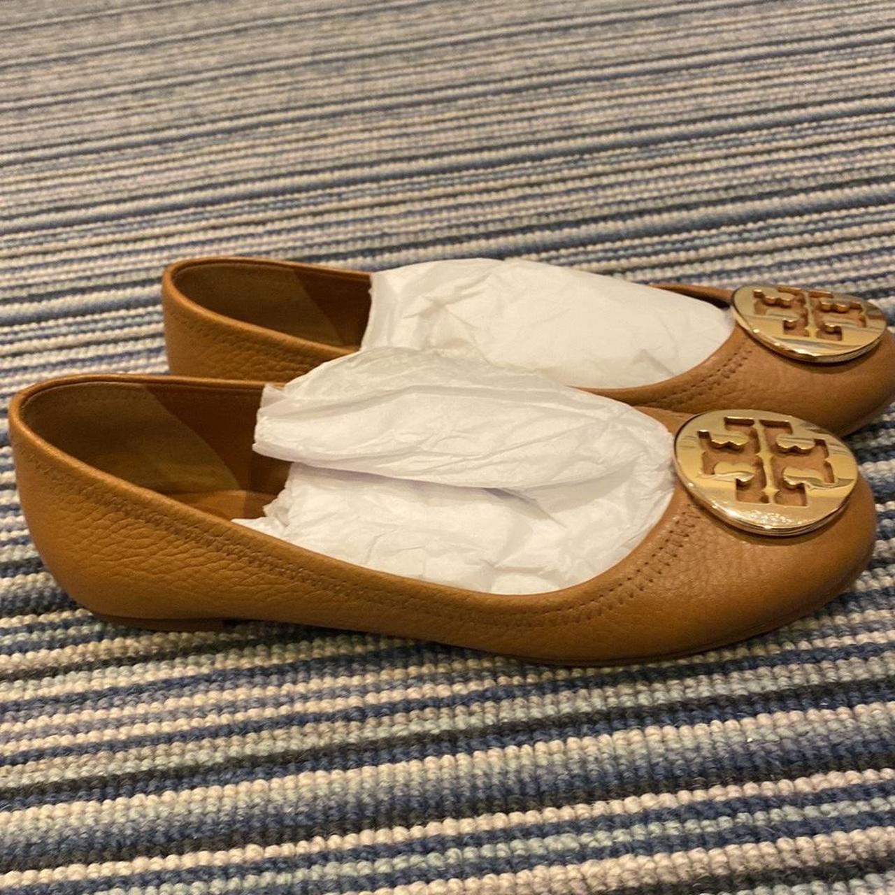 Tory burch tan ballet clearance flats